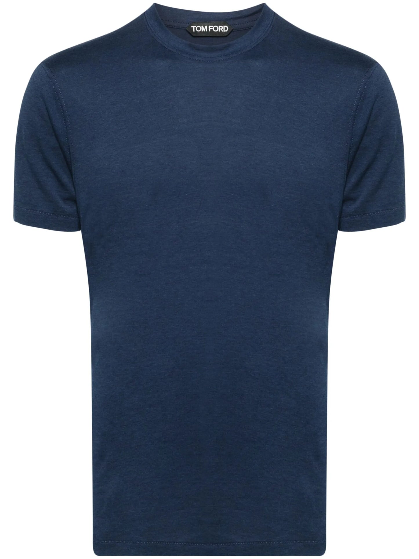 logo-embroidered jersey T-shirt