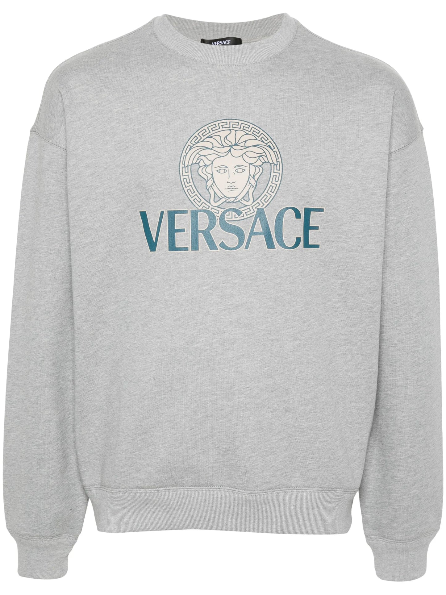 Medusa Head-print cotton sweatshirt