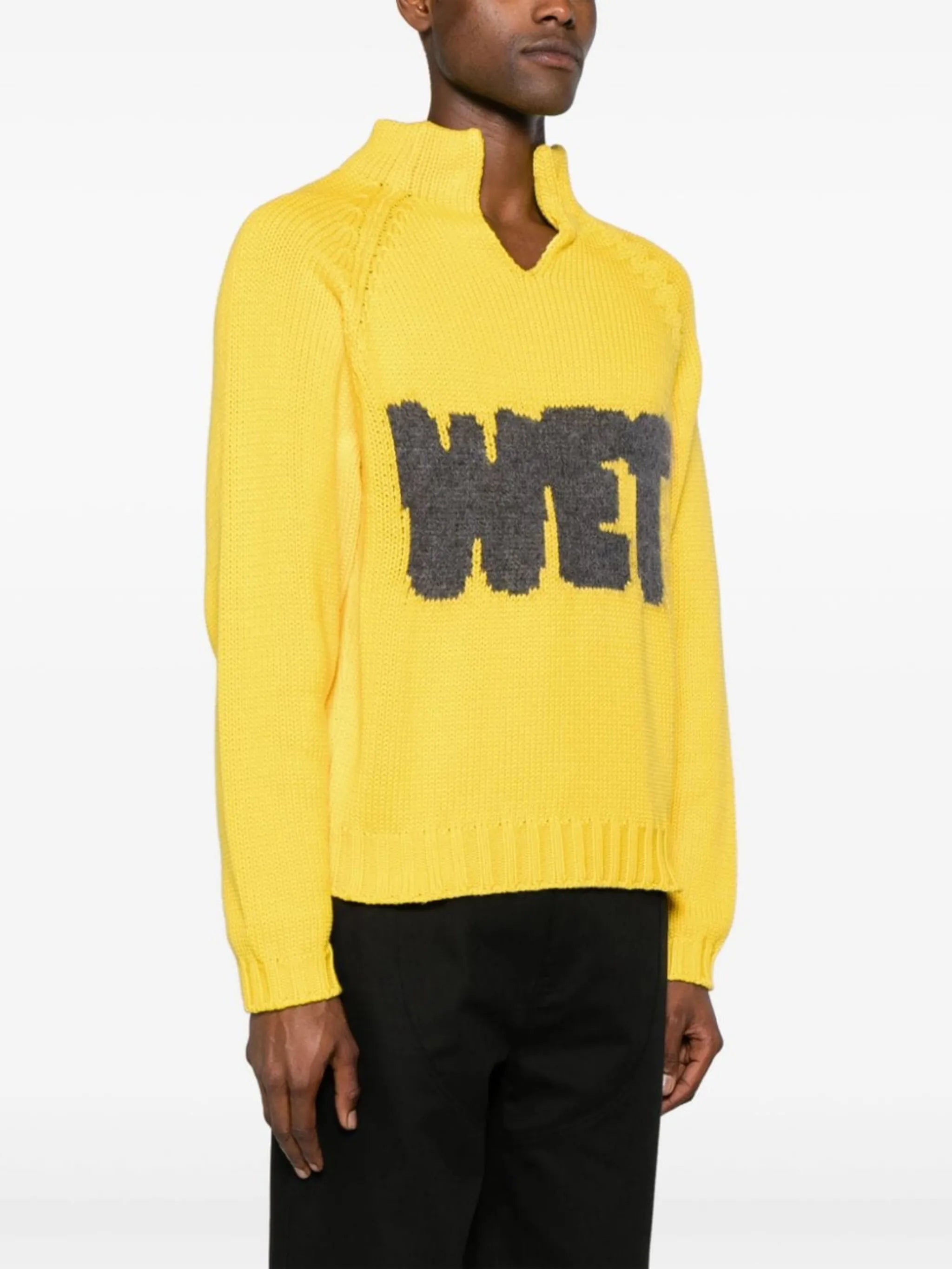 intarsia-knit jumper