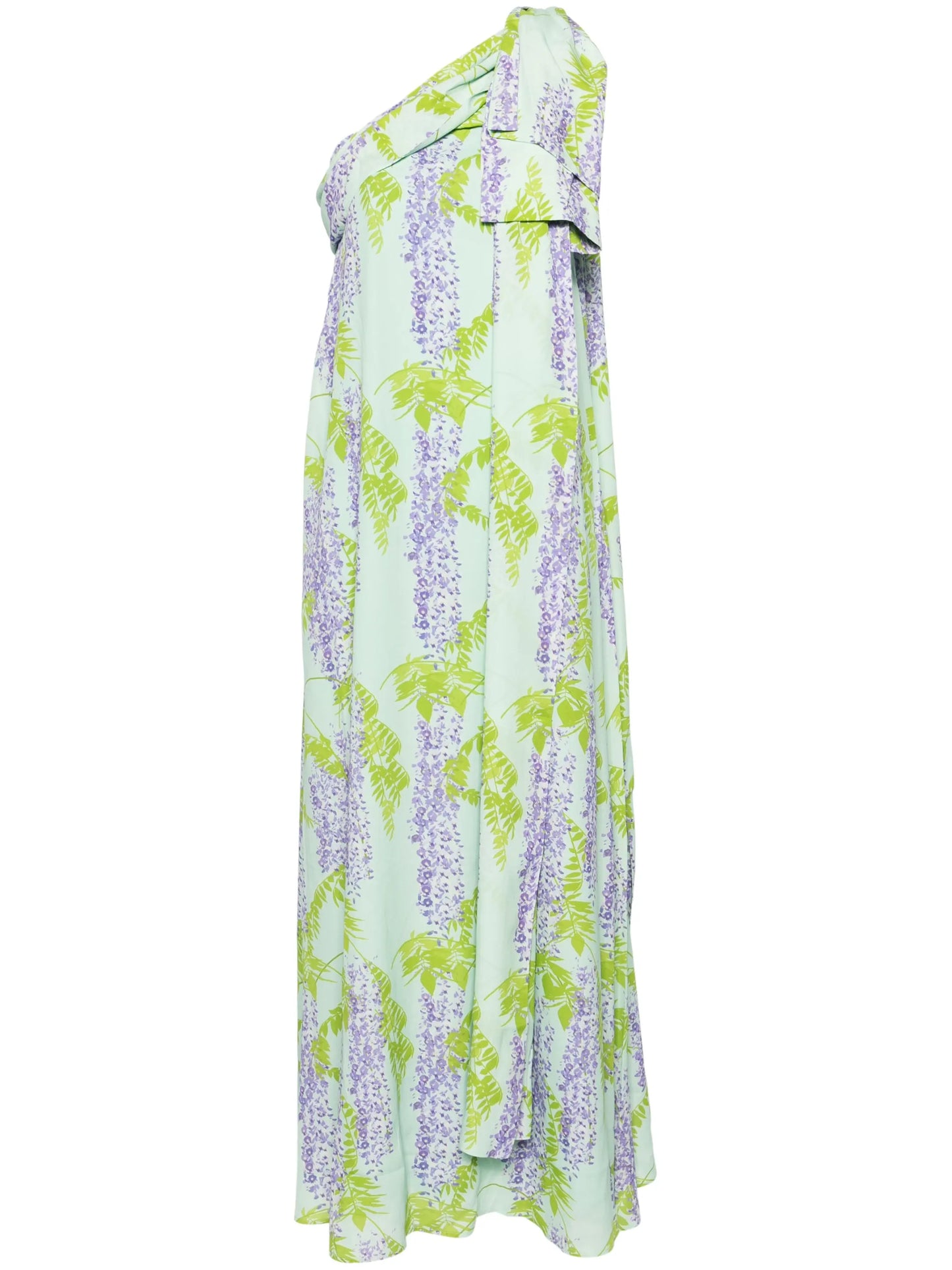 Gala floral-print gown