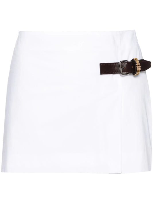Minerva cotton miniskirt
