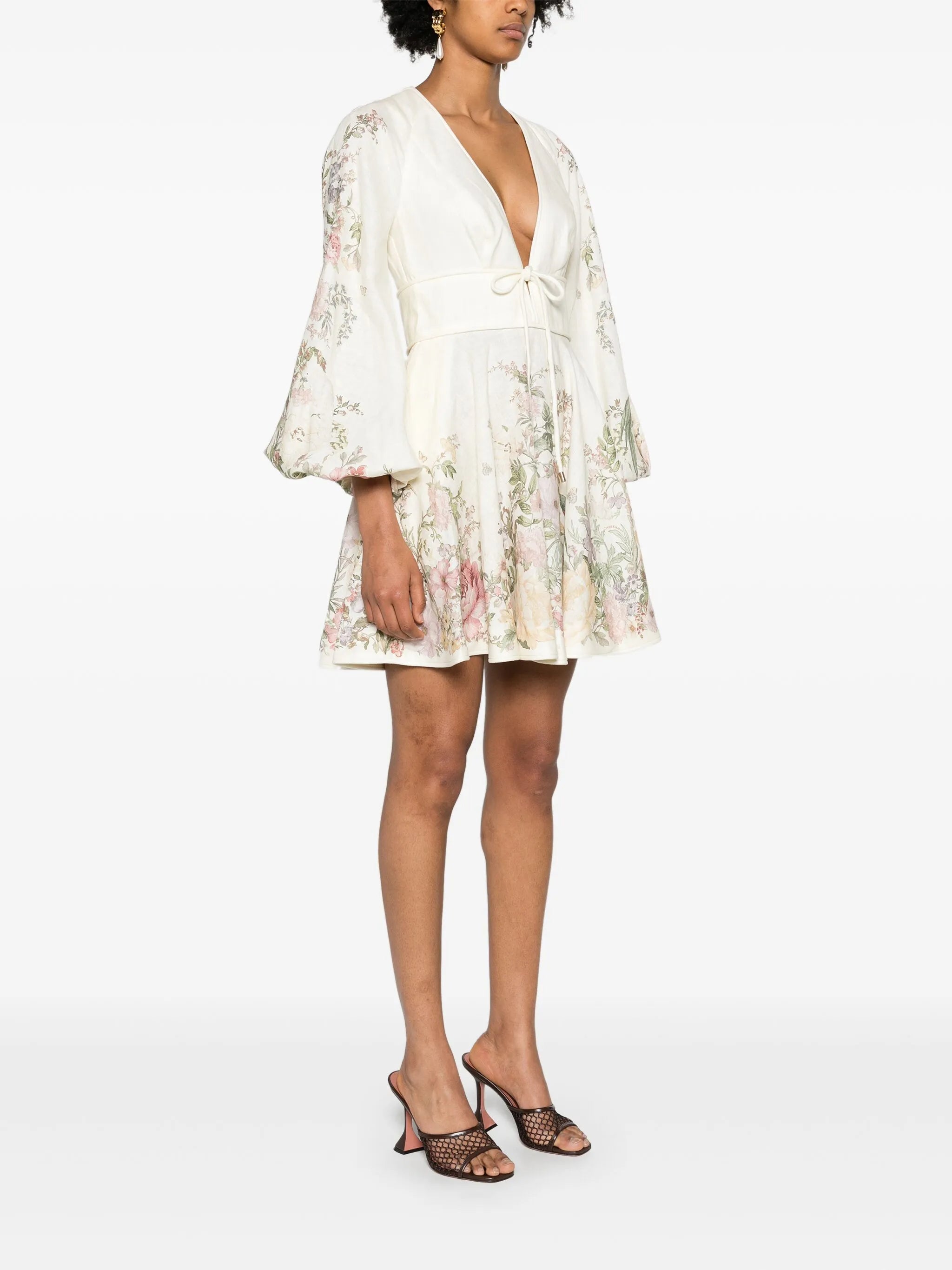 Waverly linen minidress
