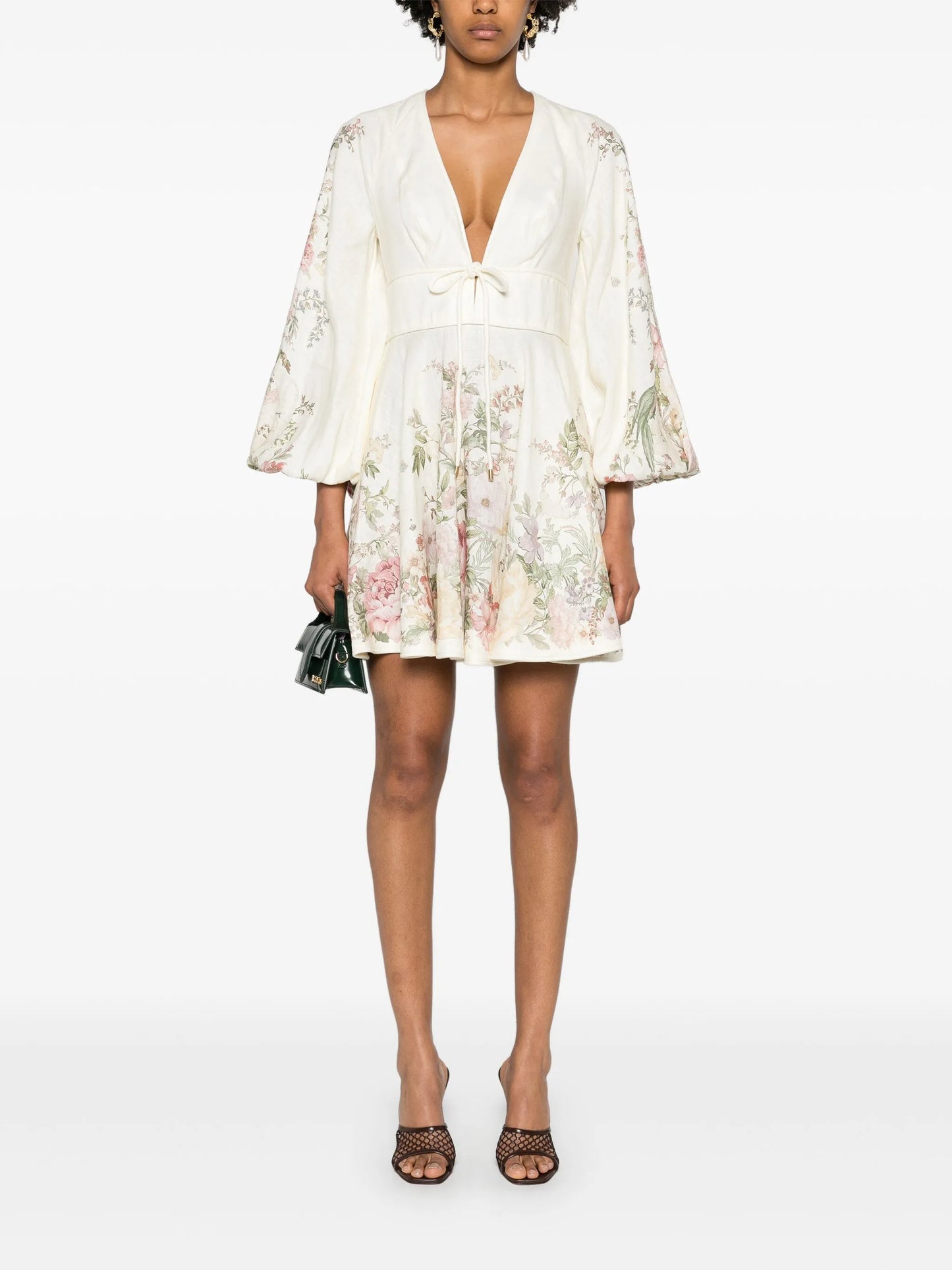 Waverly linen minidress