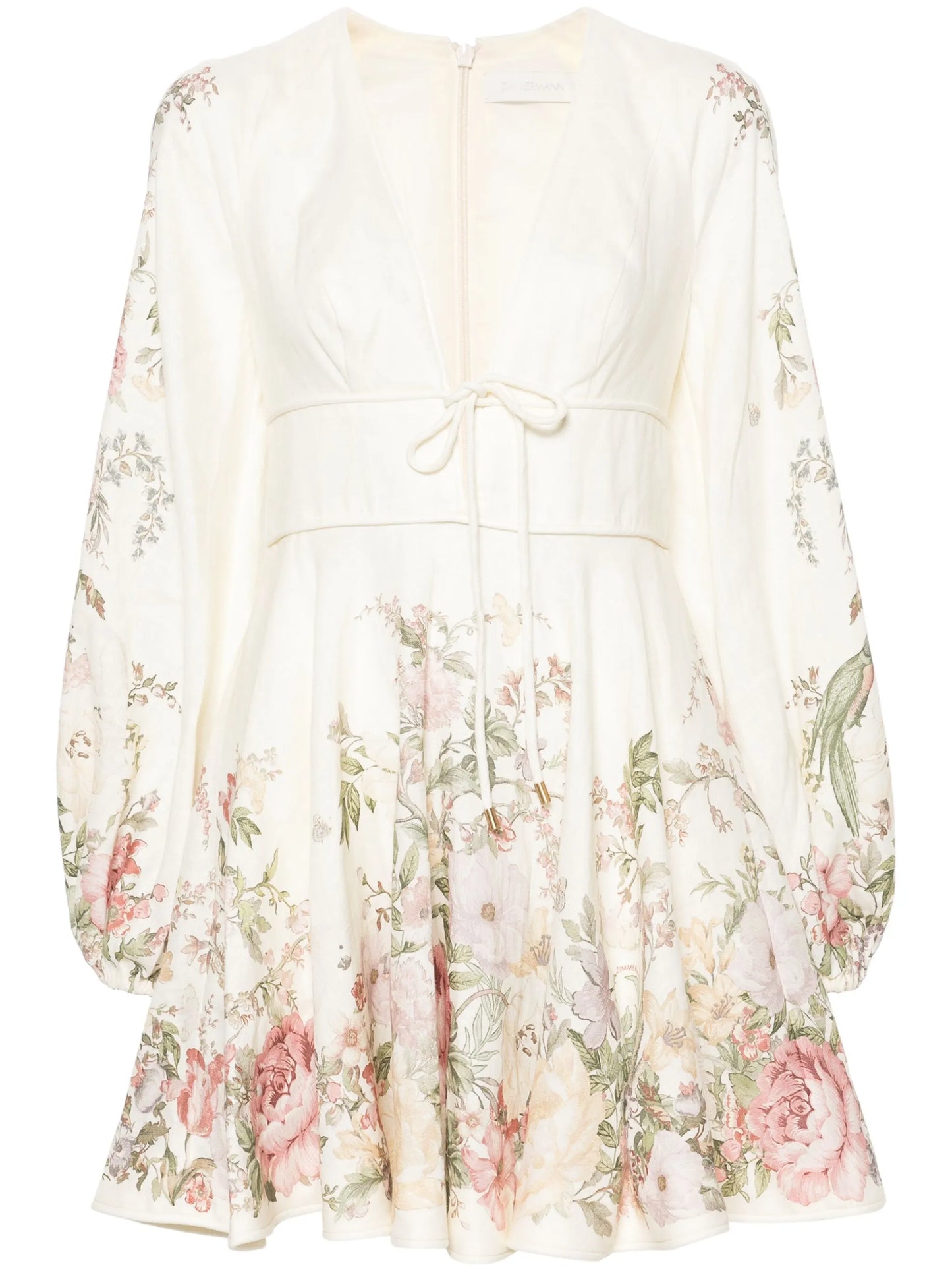 Waverly linen minidress