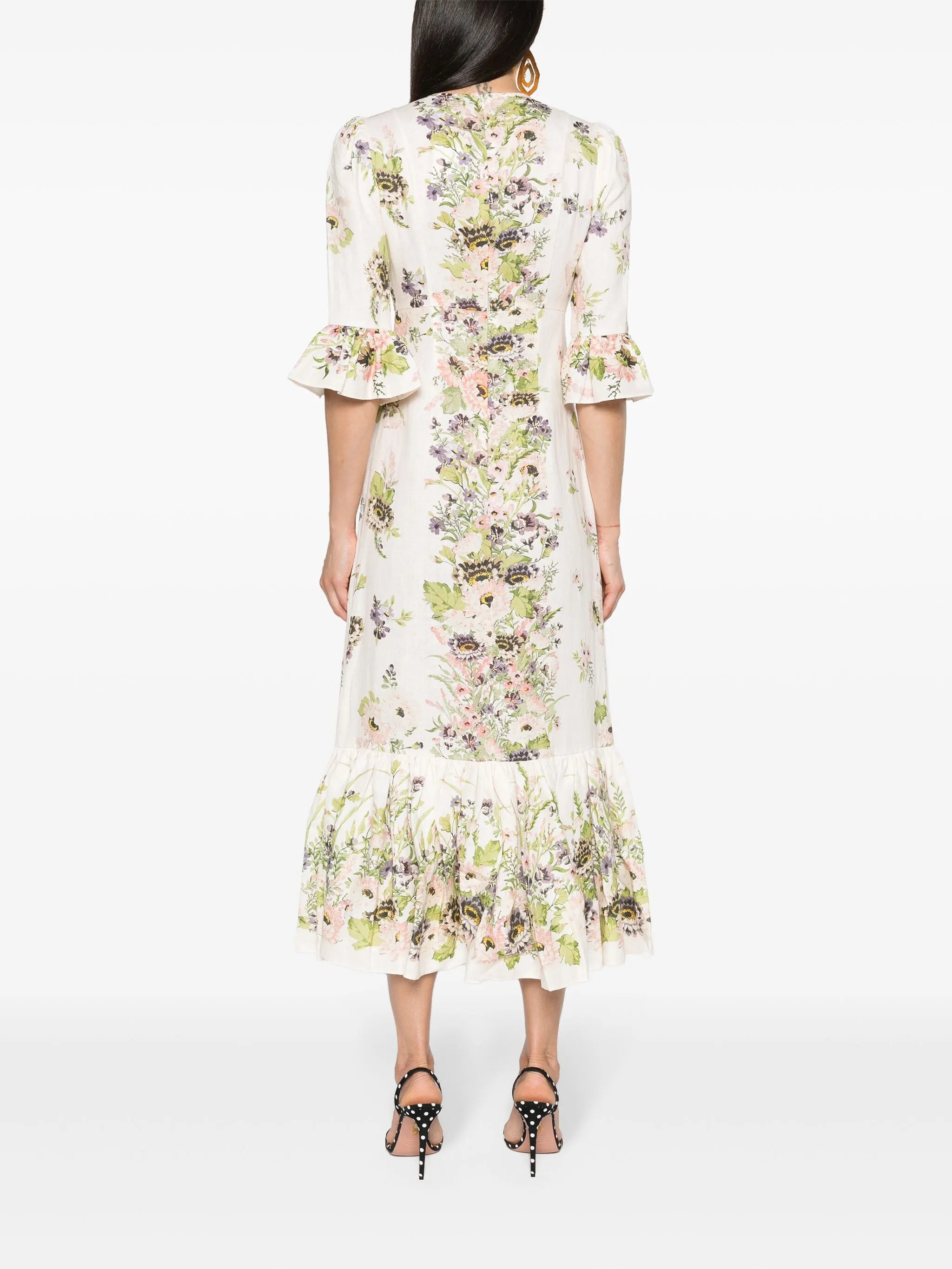 Halliday floral-print maxi dress