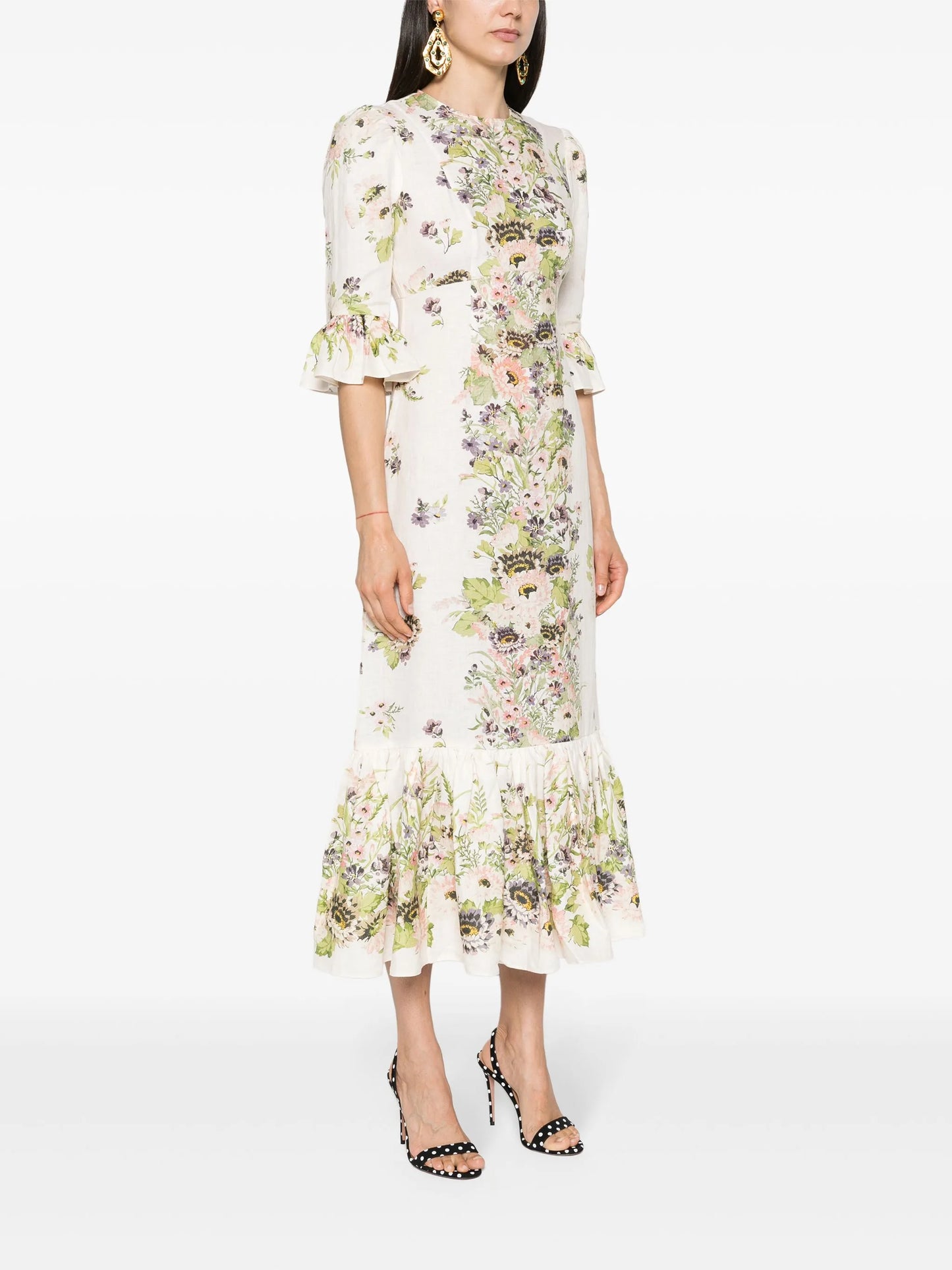 Halliday floral-print maxi dress