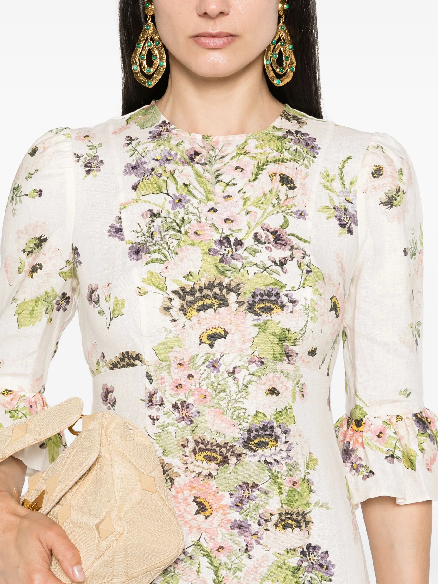Halliday floral-print maxi dress