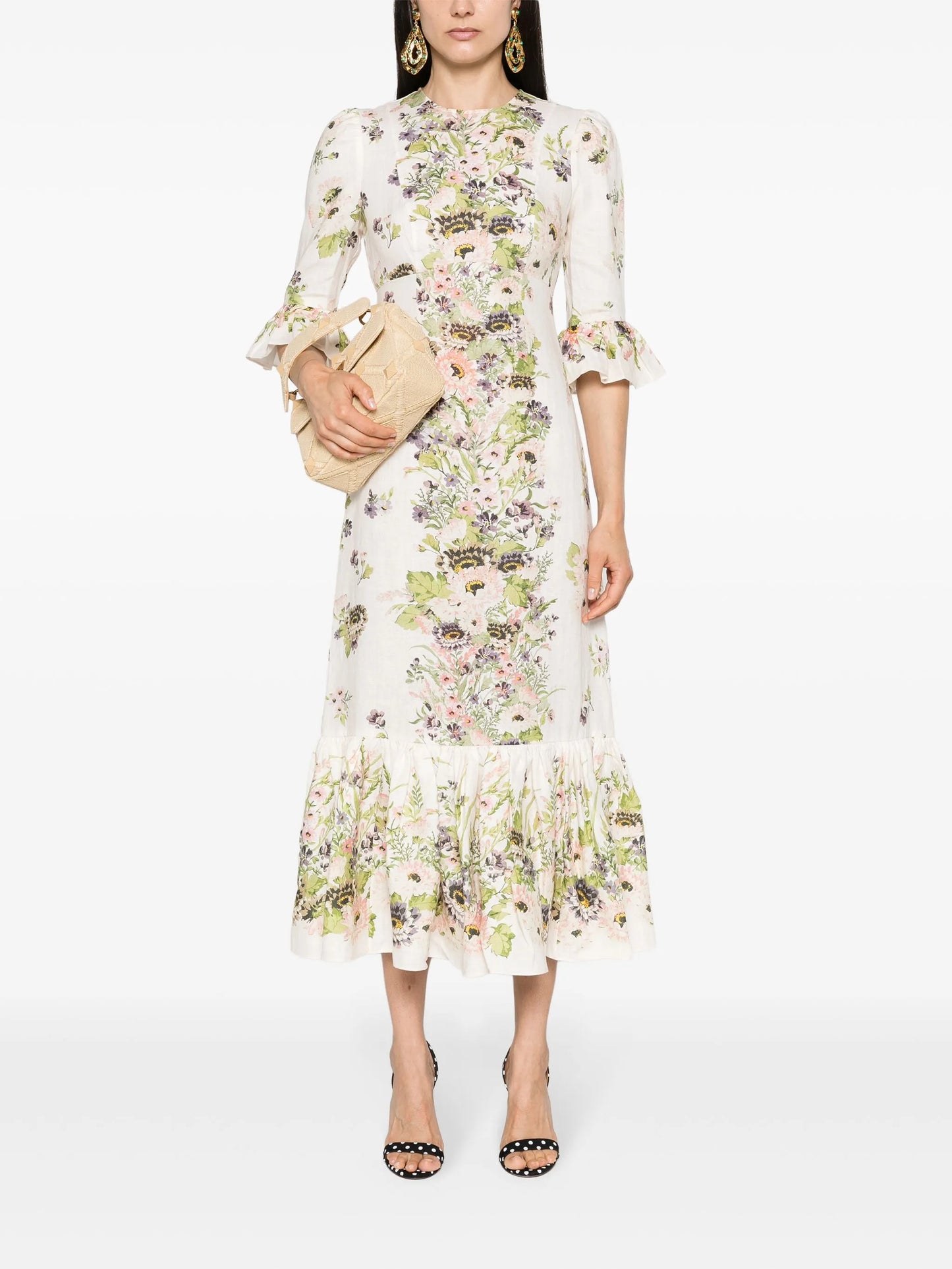 Halliday floral-print maxi dress