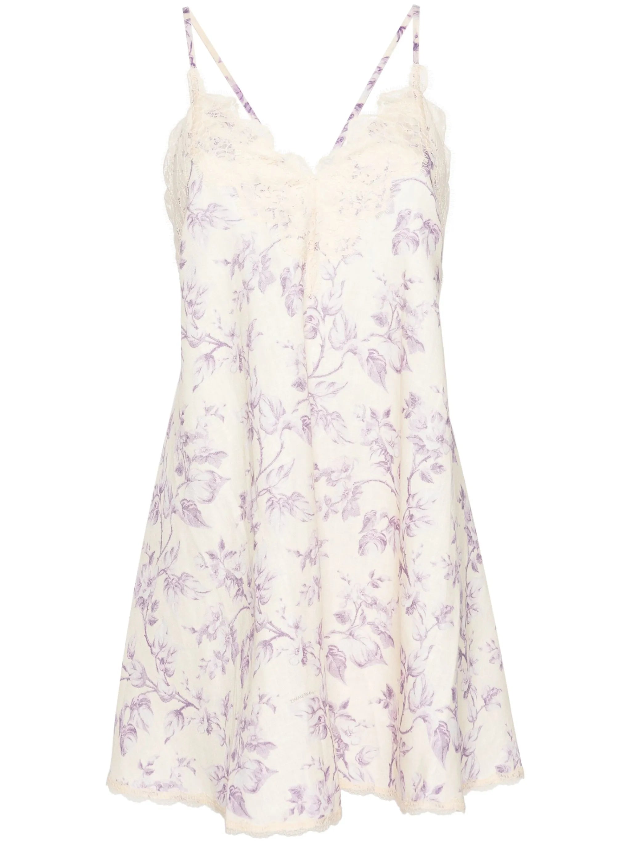 Halliday floral-print minidress