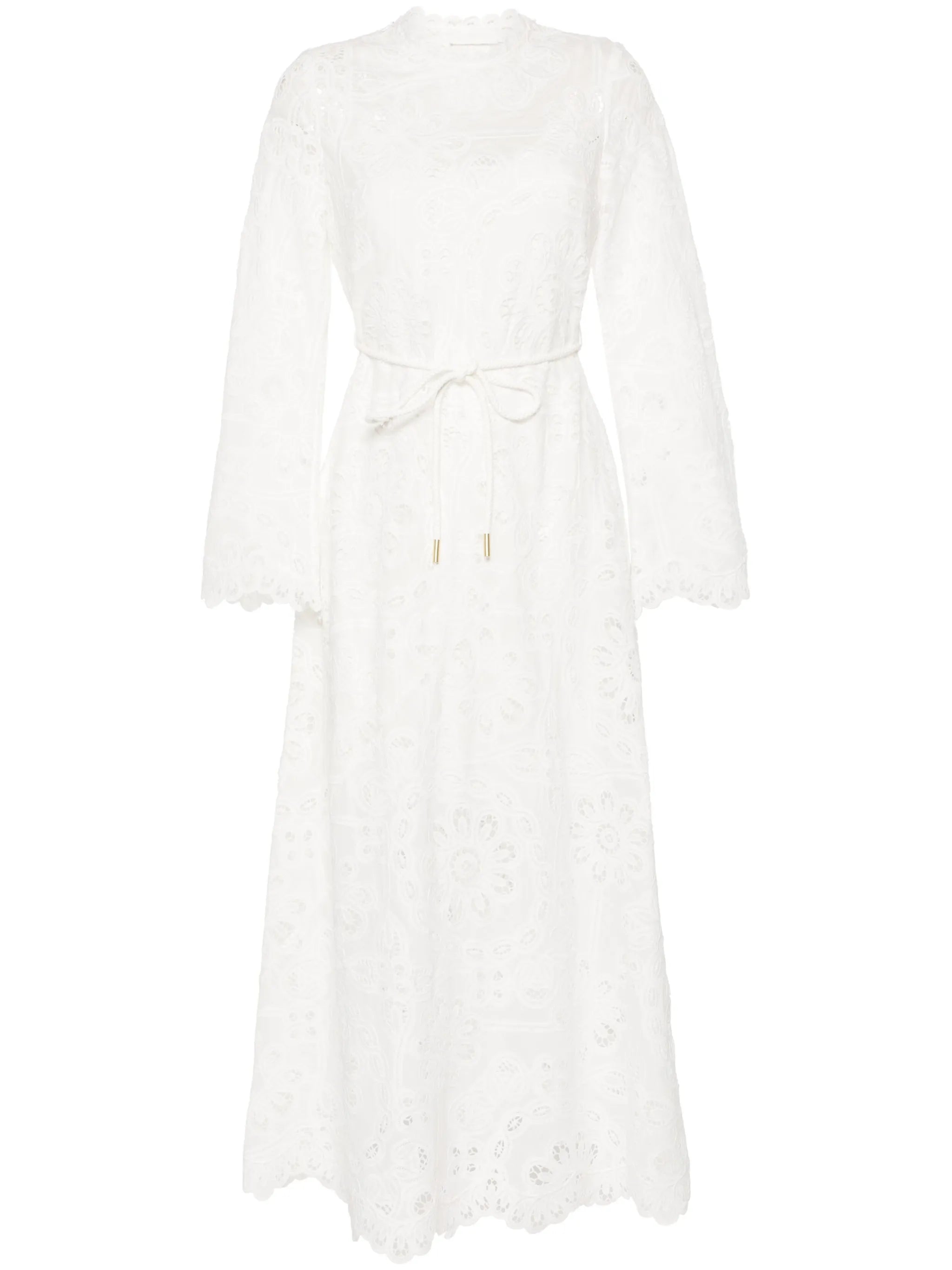 Ottie broderie anglaise midi dress