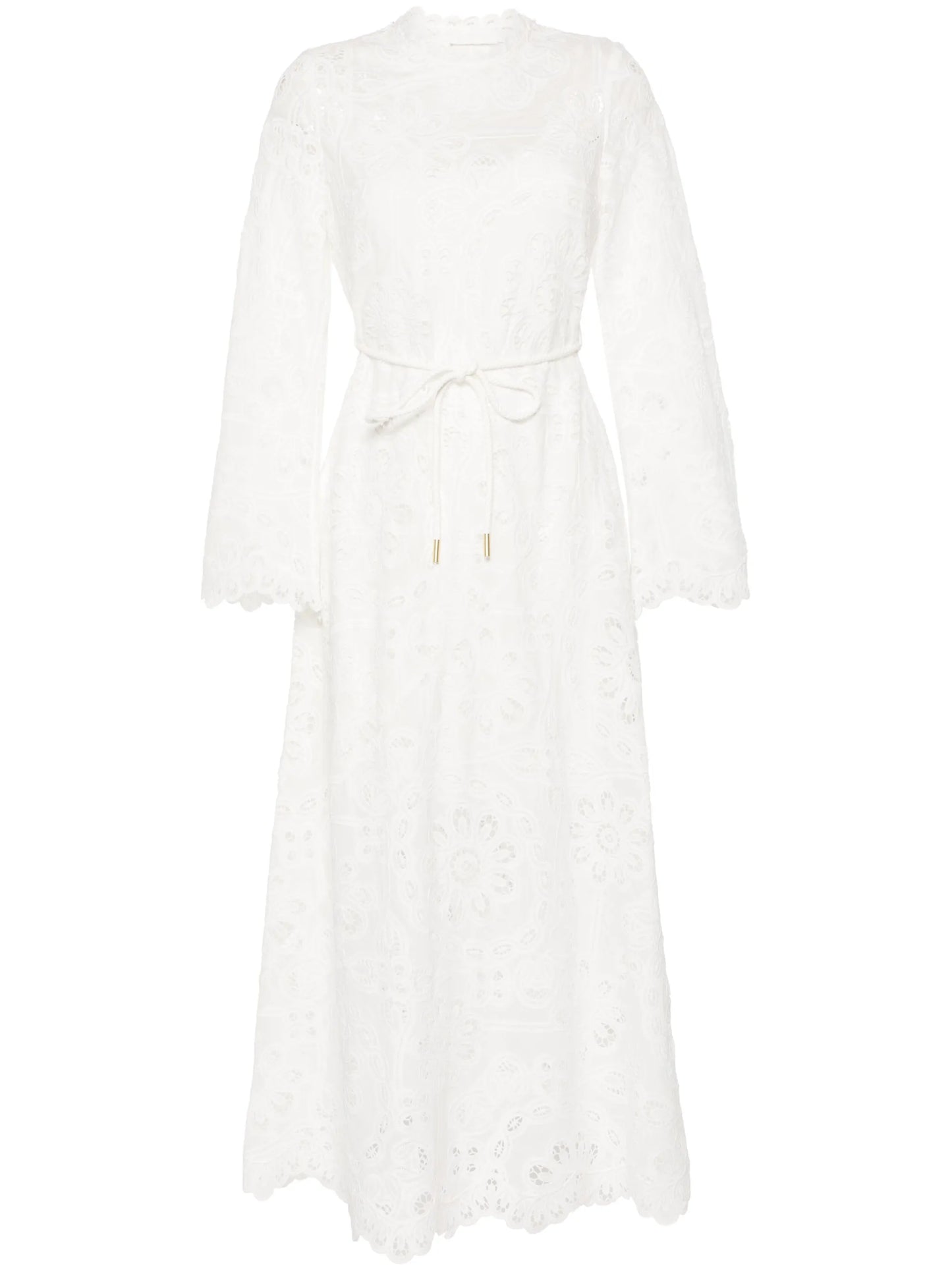 Ottie broderie anglaise midi dress
