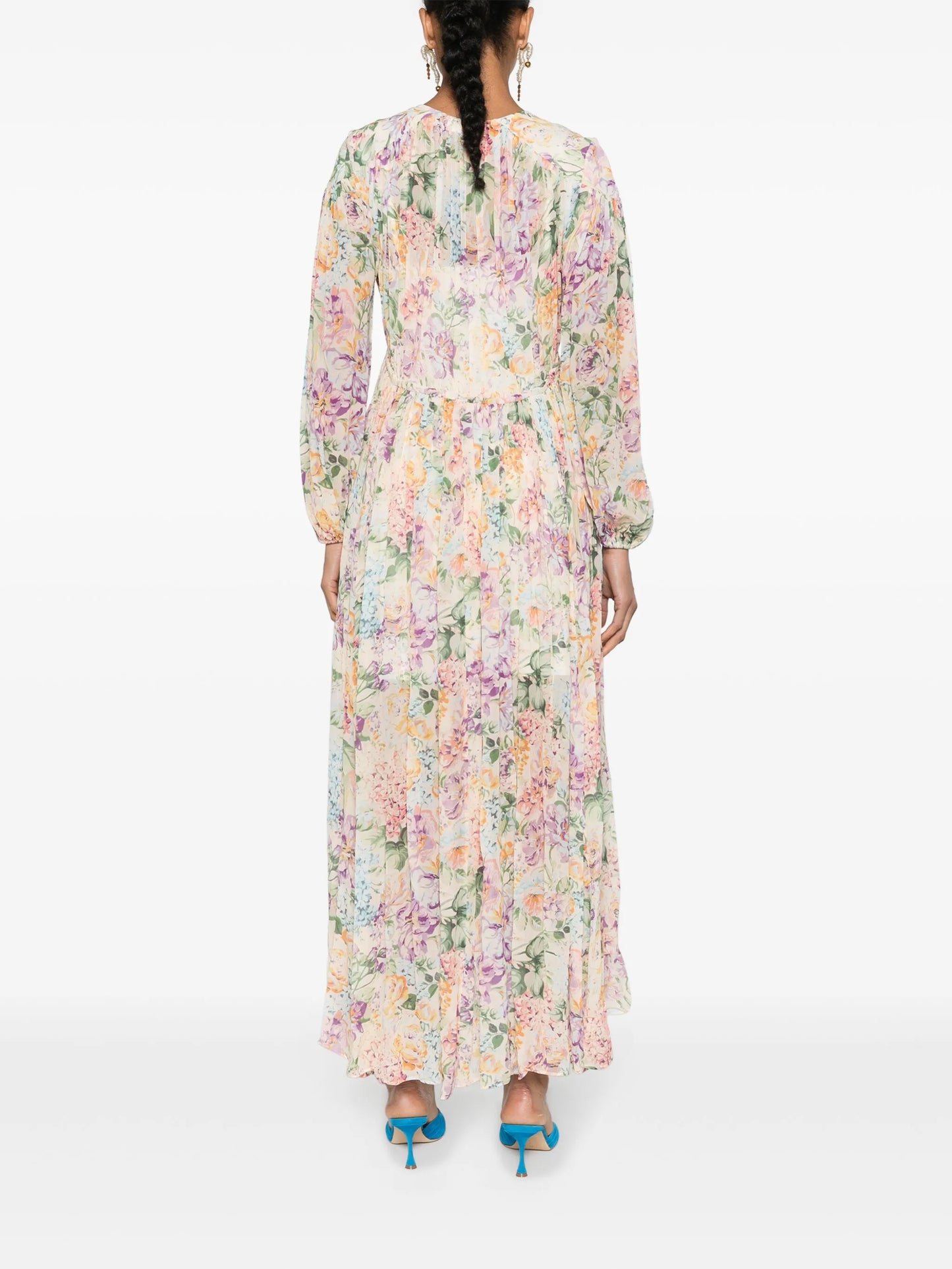 Halliday floral-print maxi dress