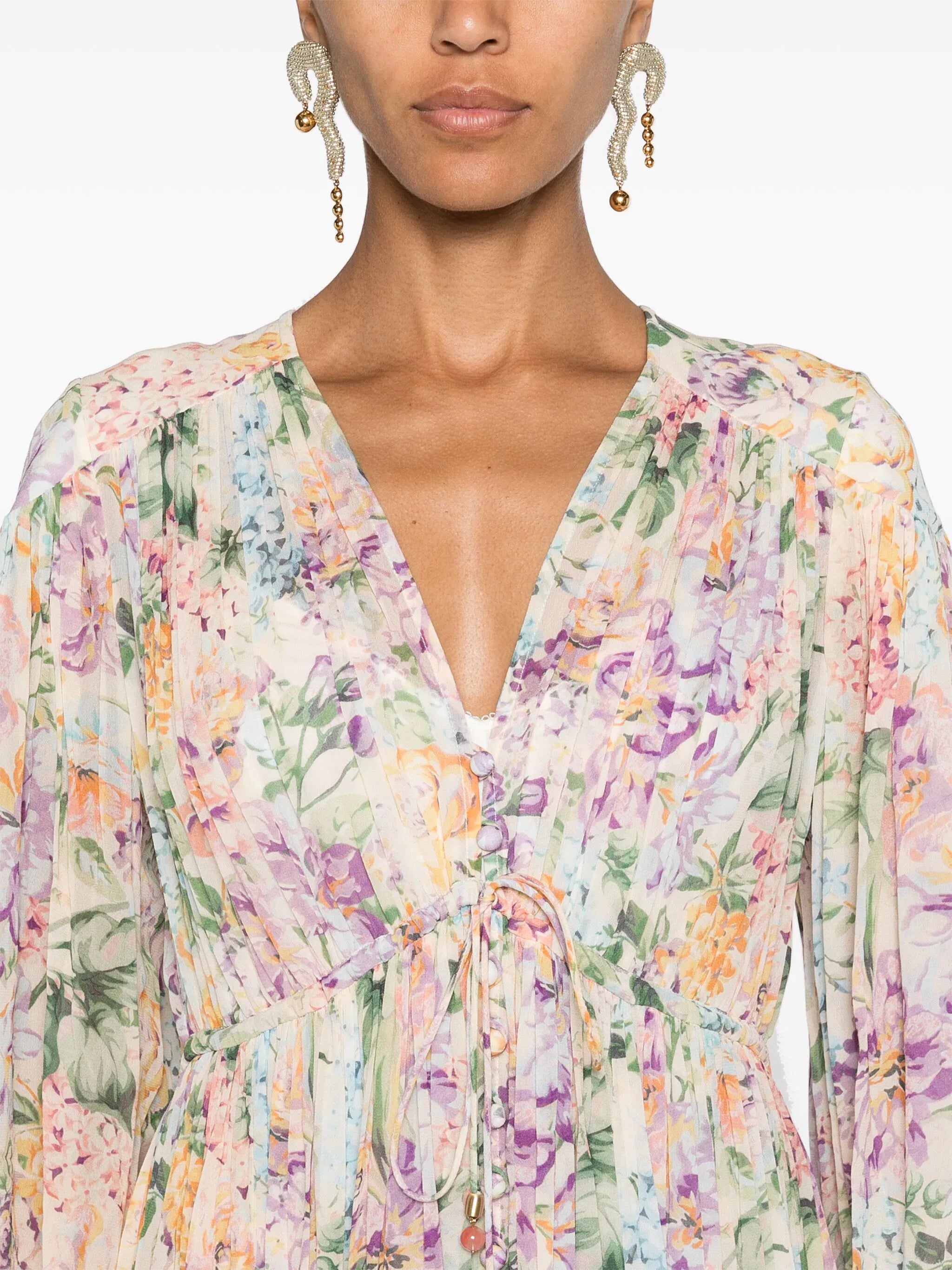 Halliday floral-print maxi dress