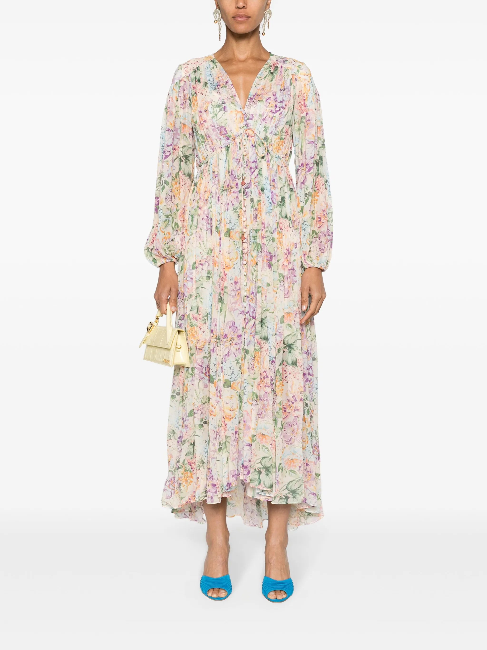 Halliday floral-print maxi dress