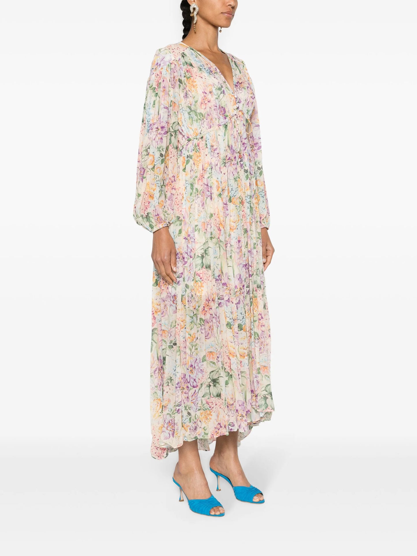 Halliday floral-print maxi dress