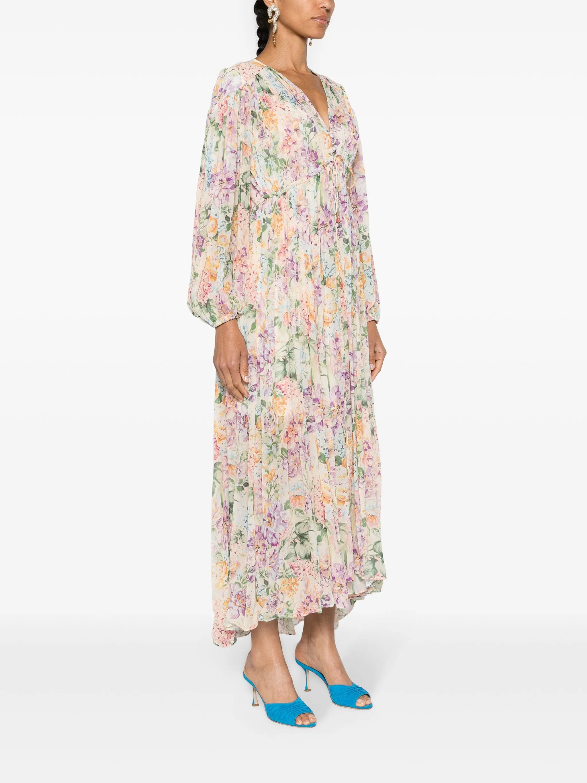 Halliday floral-print maxi dress