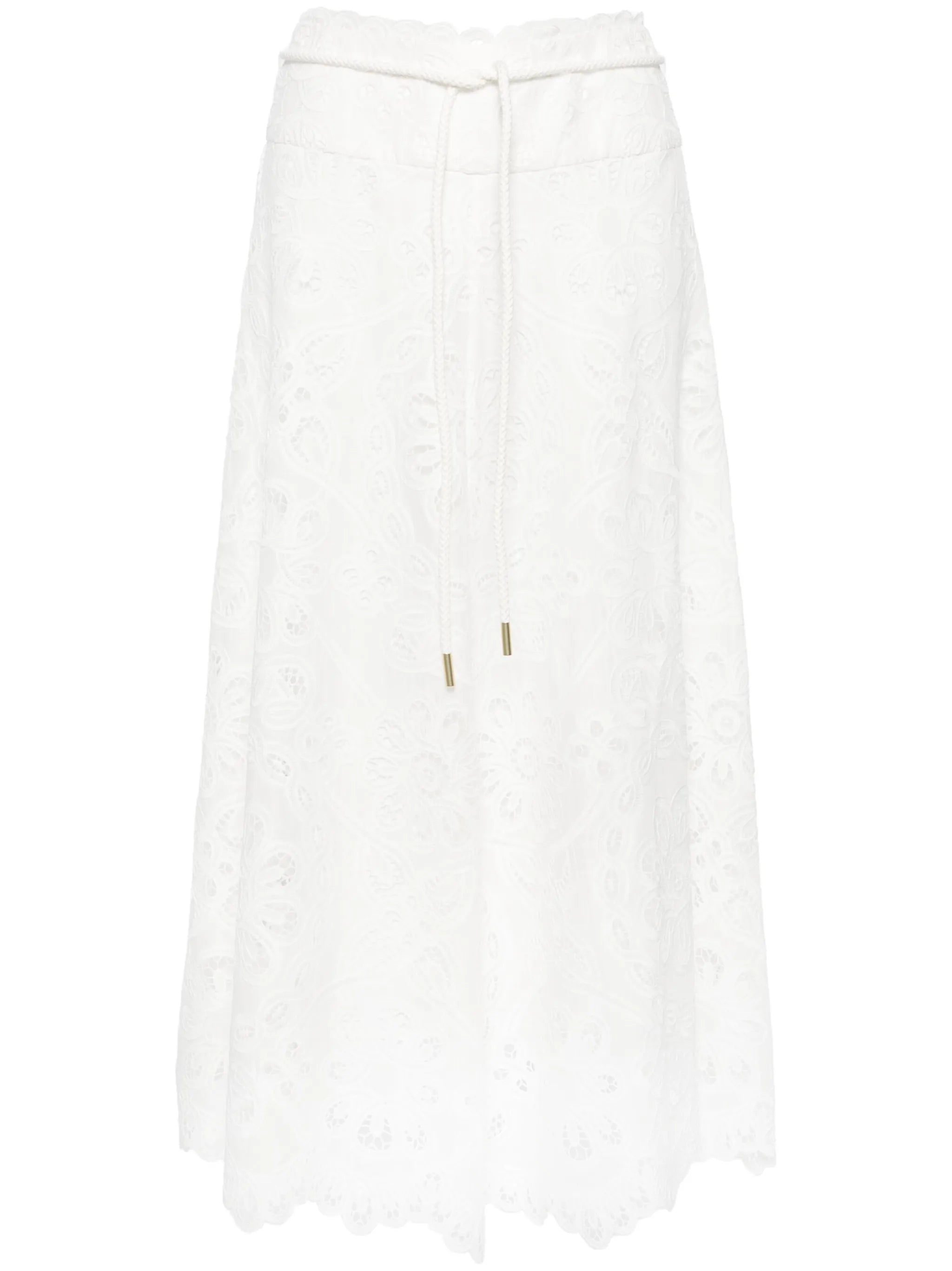 Ottie flared midi skirt