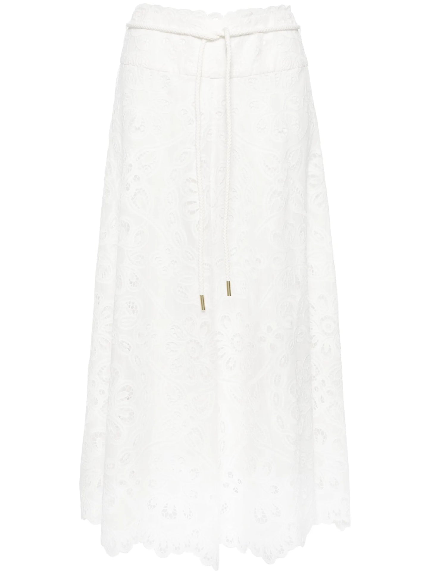 Ottie flared midi skirt