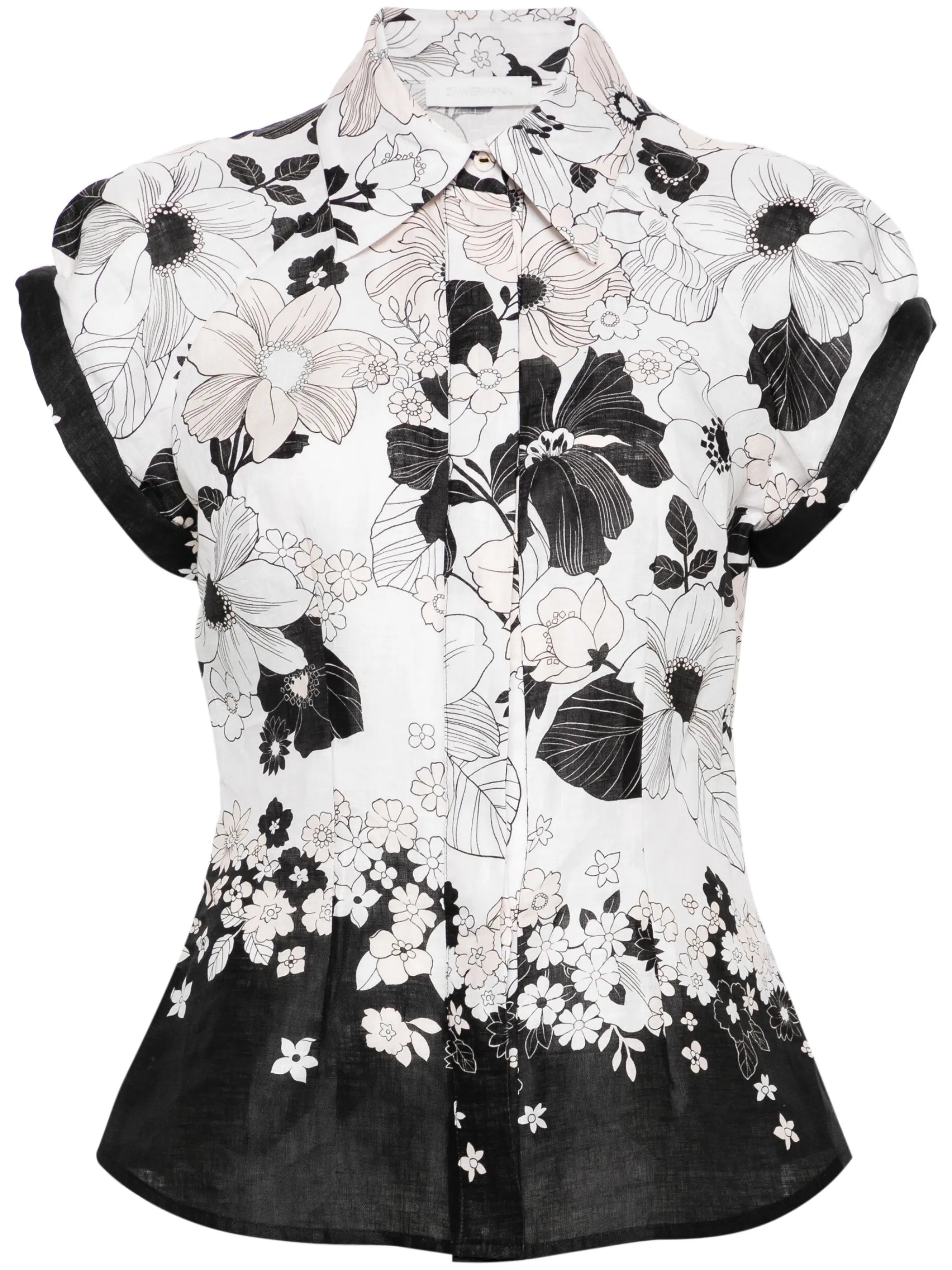 Pop floral-print shirt