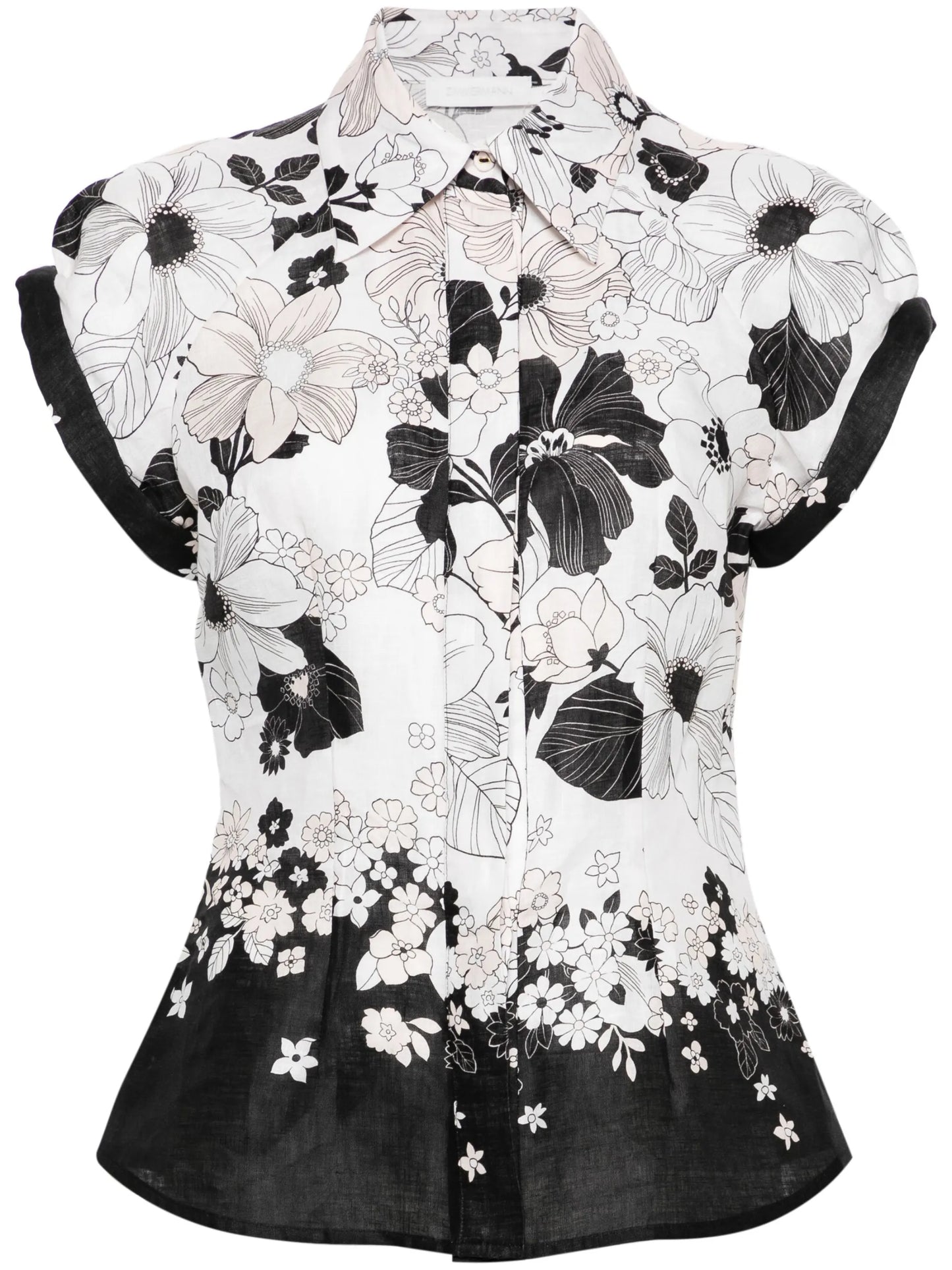 Pop floral-print shirt