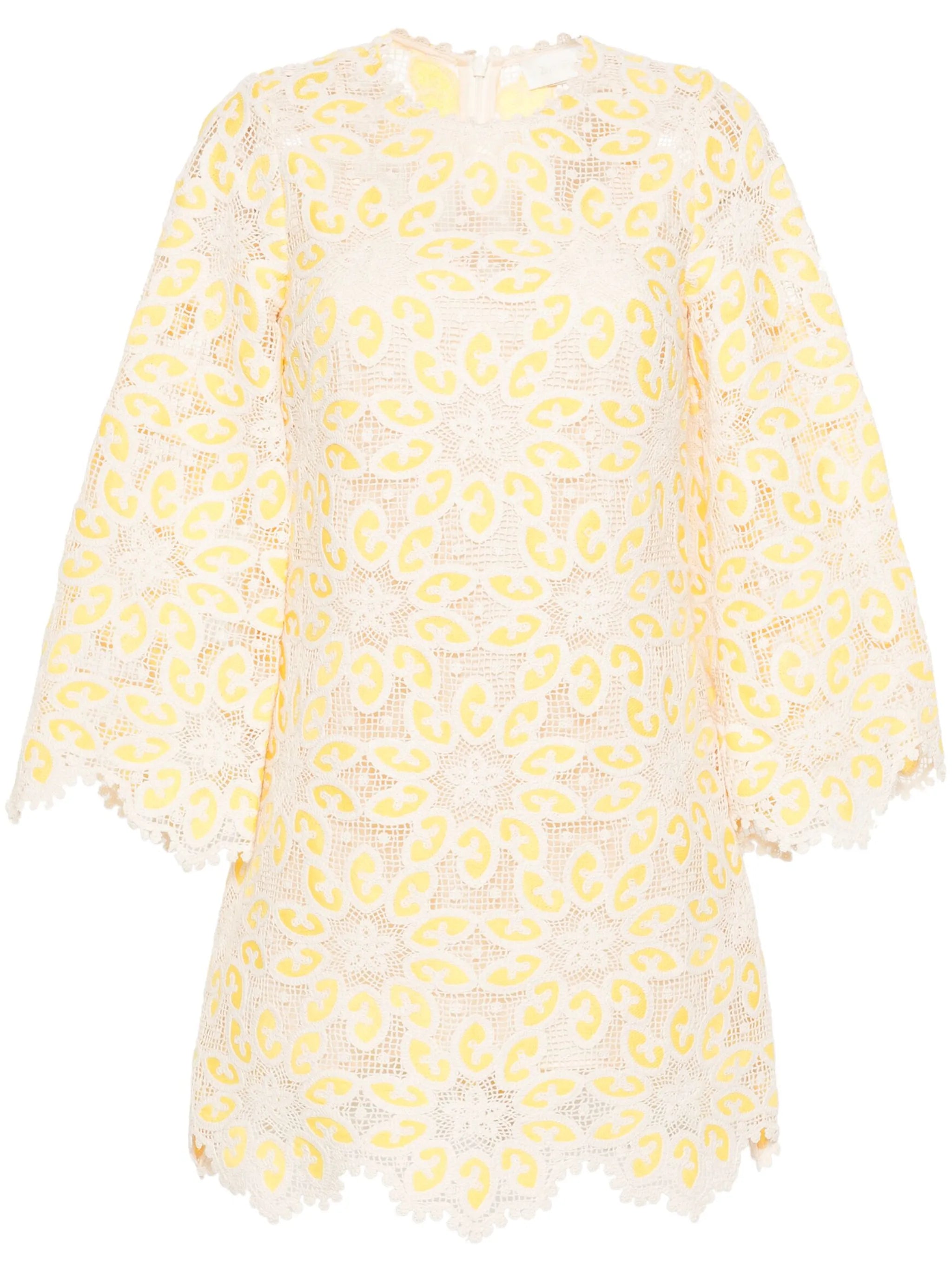 Golden Lace mini dress