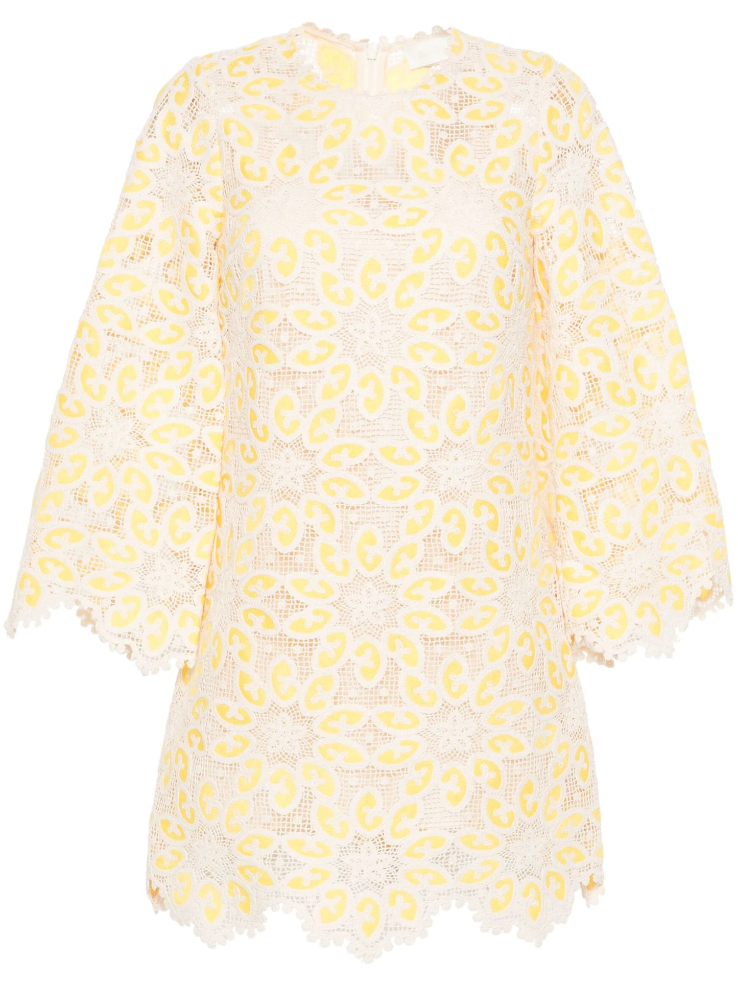 Golden Lace mini dress