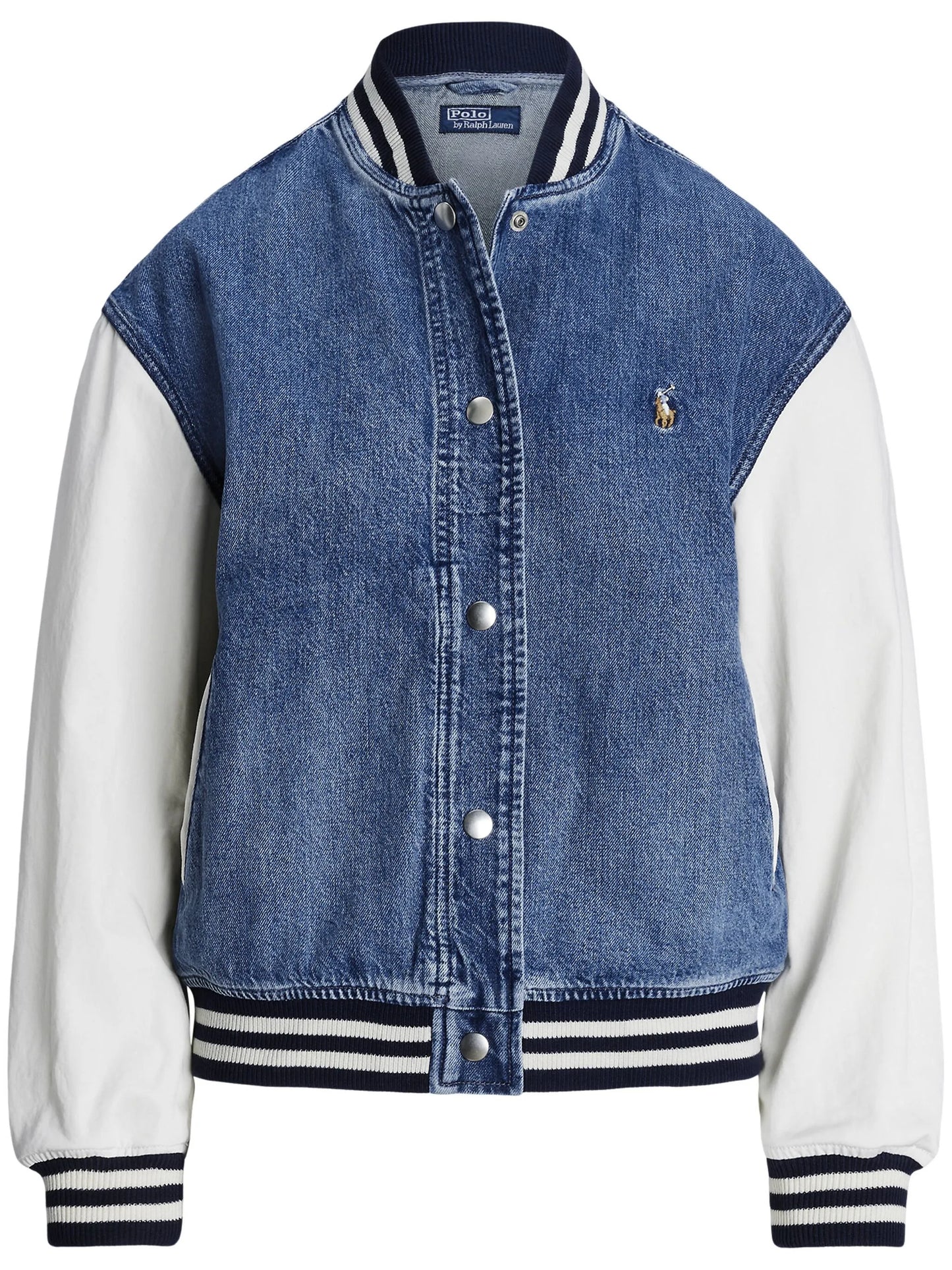 Polo Pony denim bomber jacket