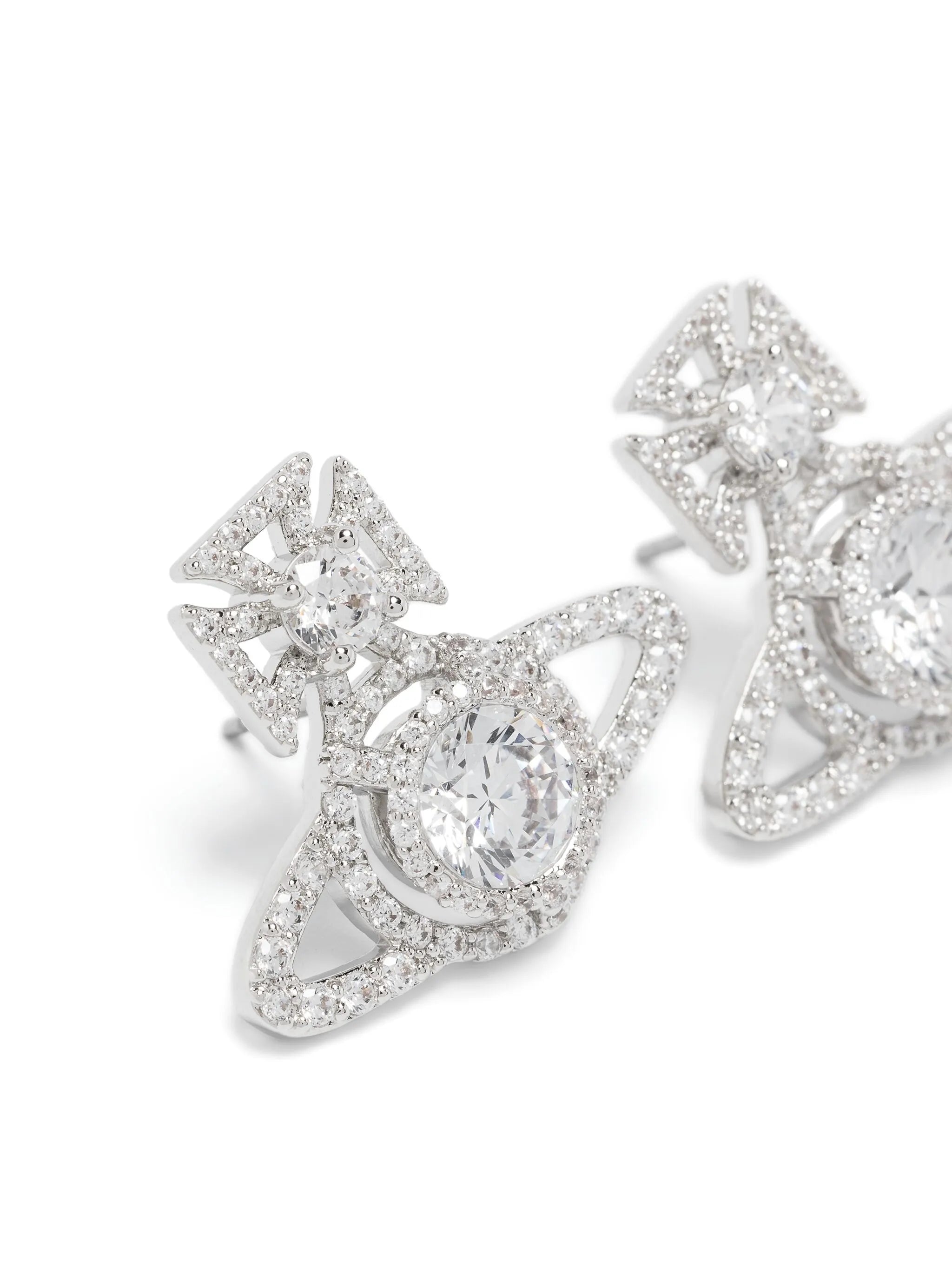 Norabelle crystal-embellished stud earrings