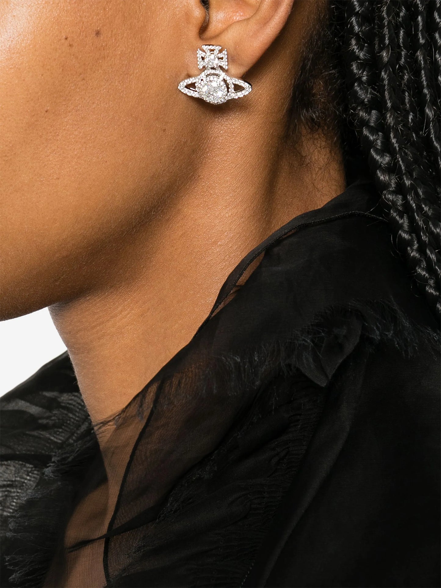 Norabelle crystal-embellished stud earrings