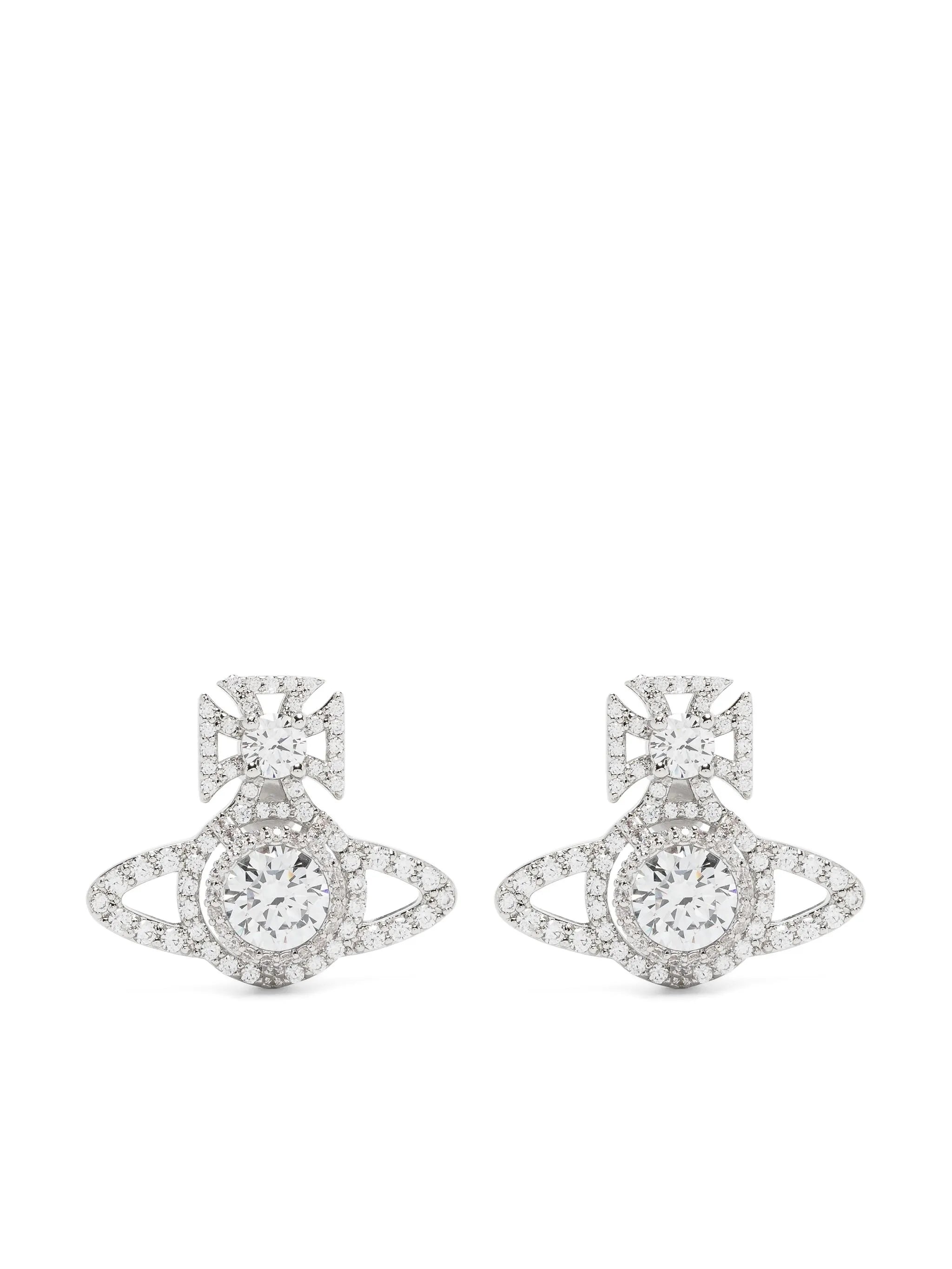 Norabelle crystal-embellished stud earrings