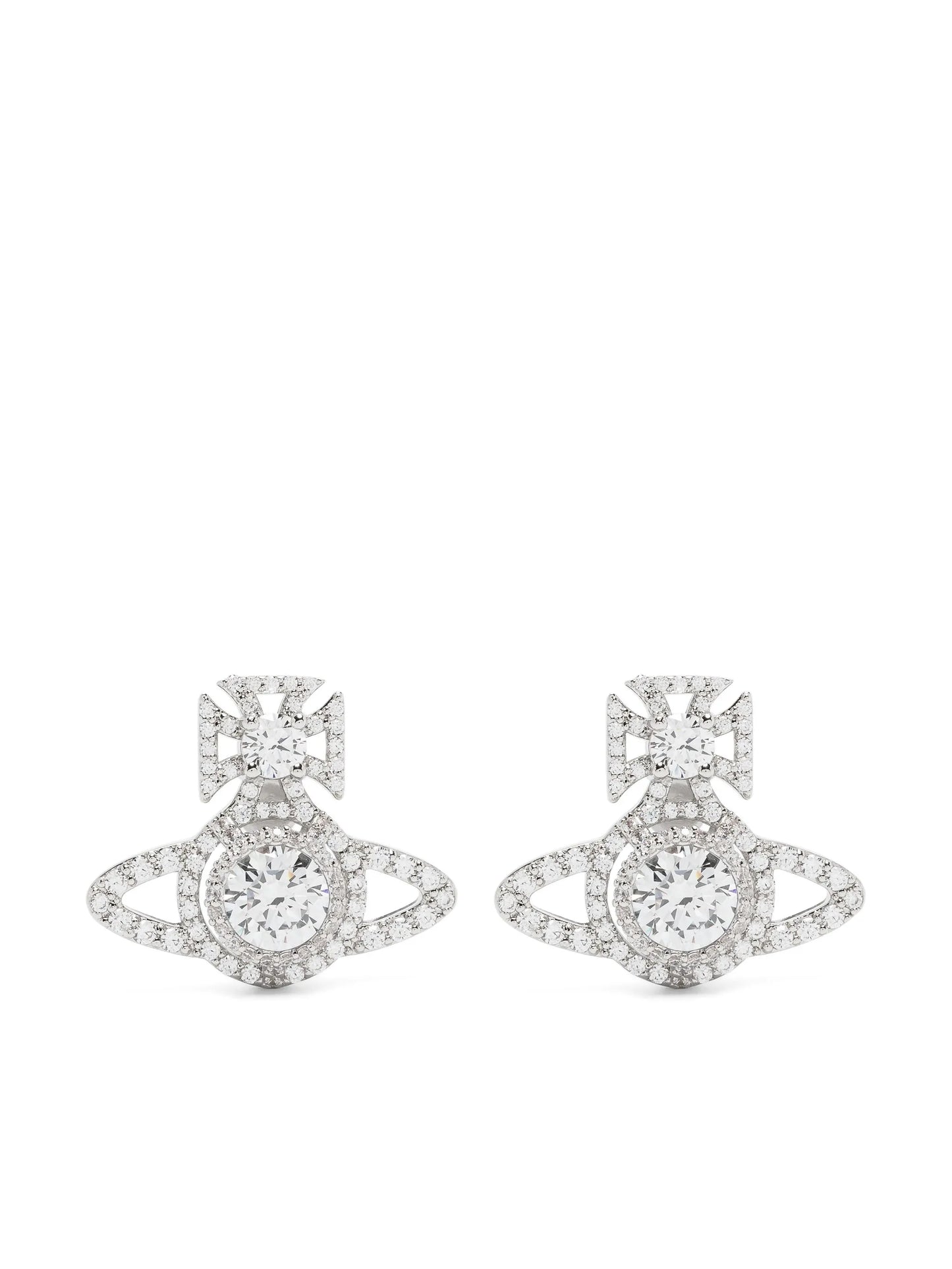 Norabelle crystal-embellished stud earrings