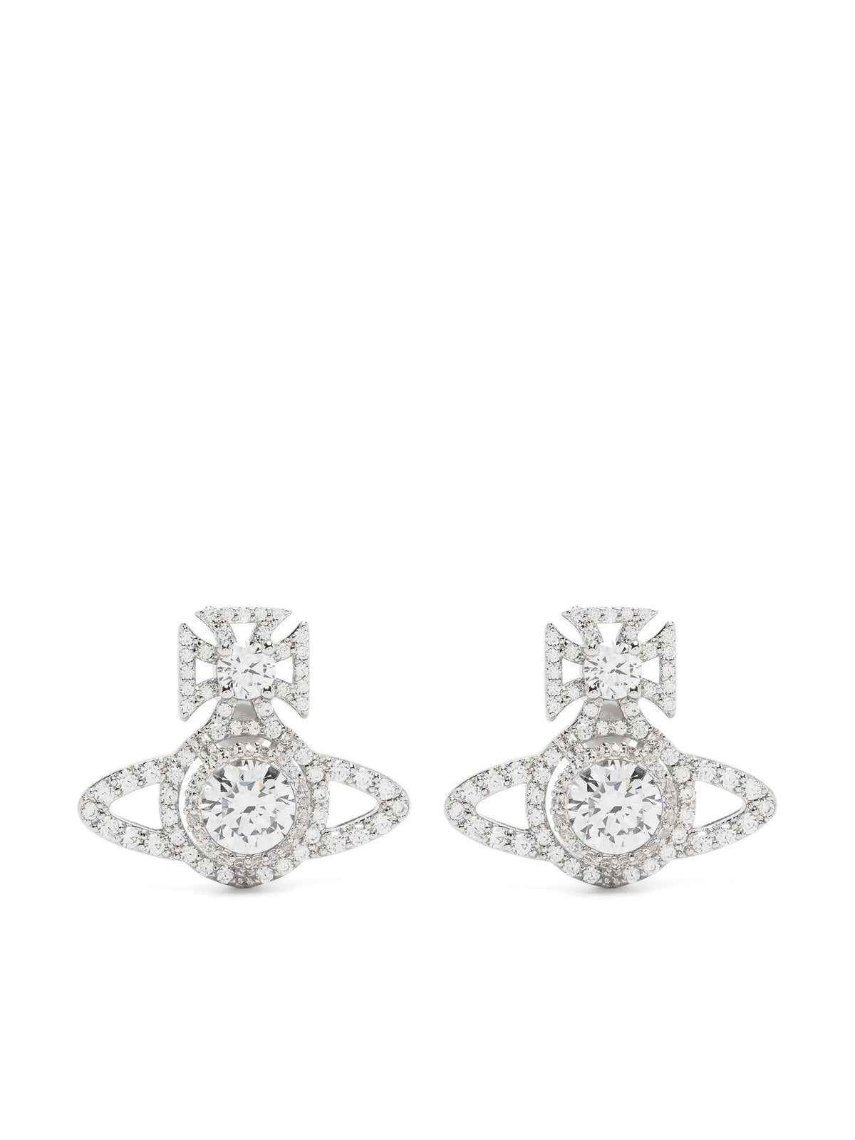 Norabelle crystal-embellished stud earrings