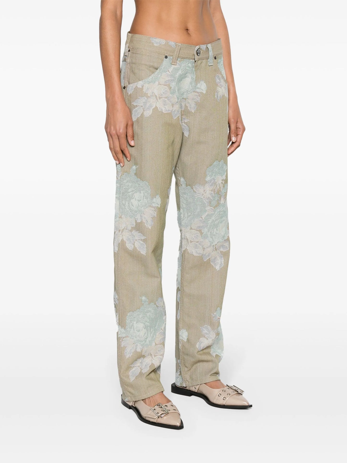 Ranch high-rise straight jeans