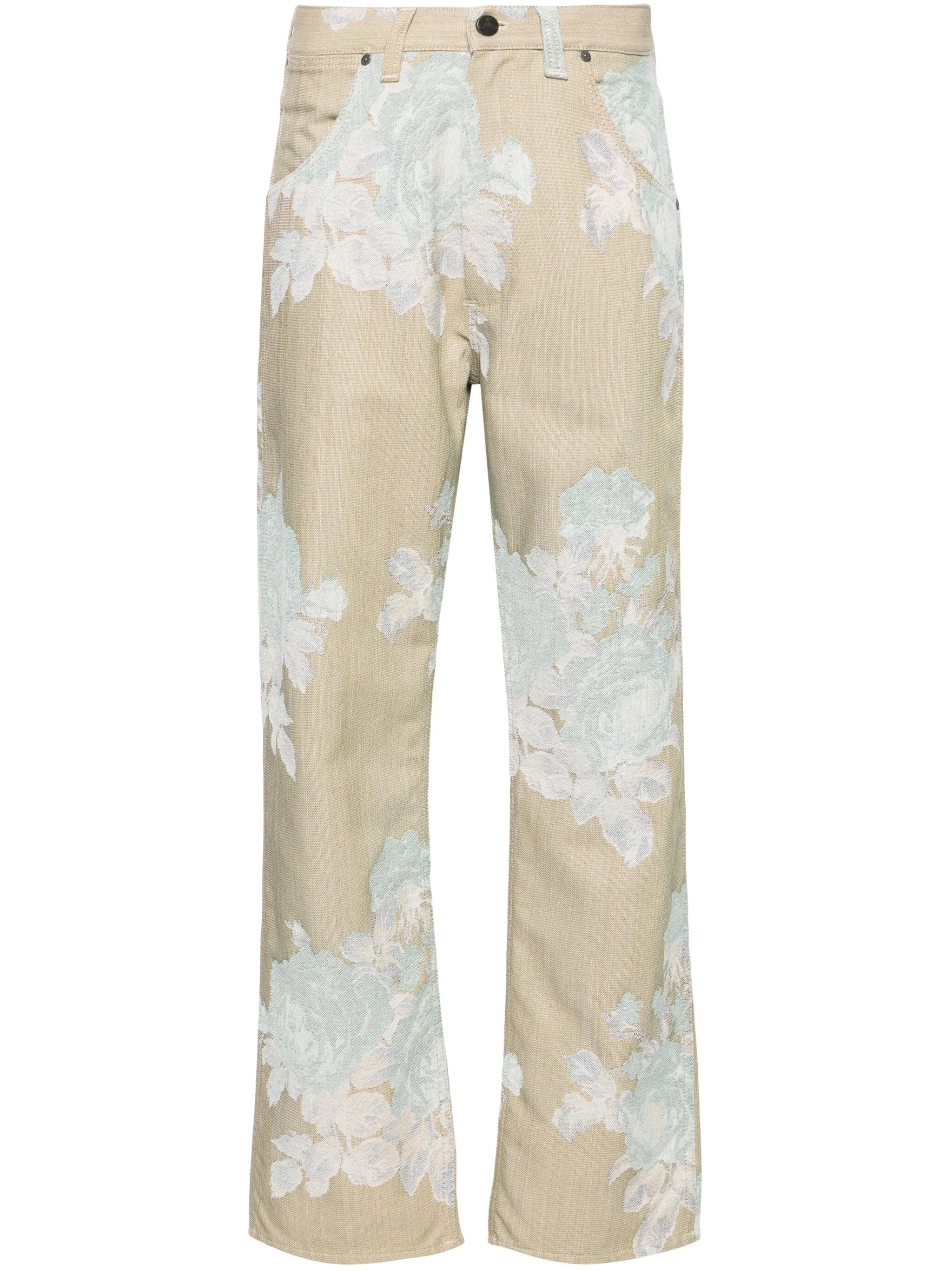 Ranch high-rise straight jeans