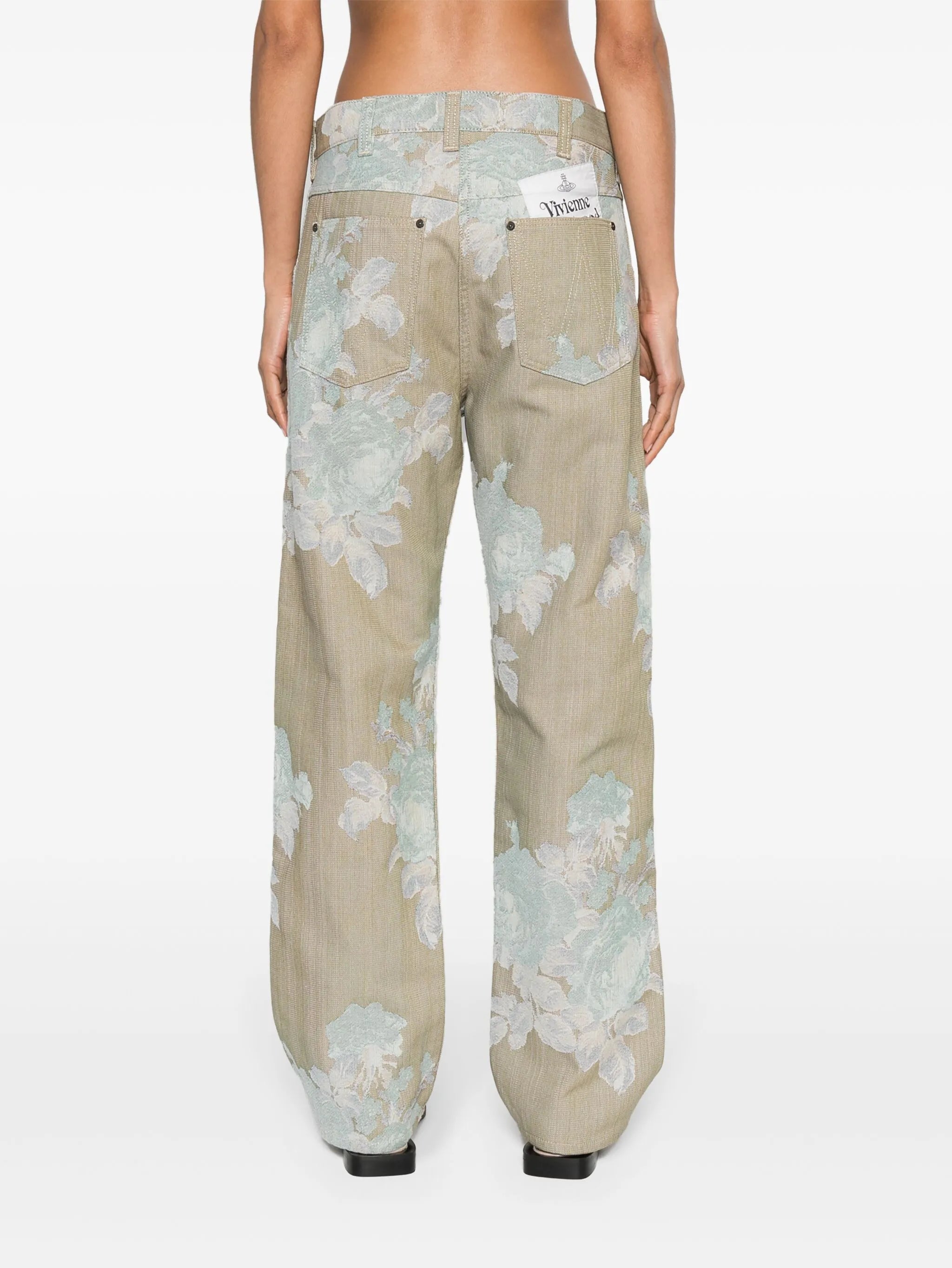 Ranch high-rise straight jeans