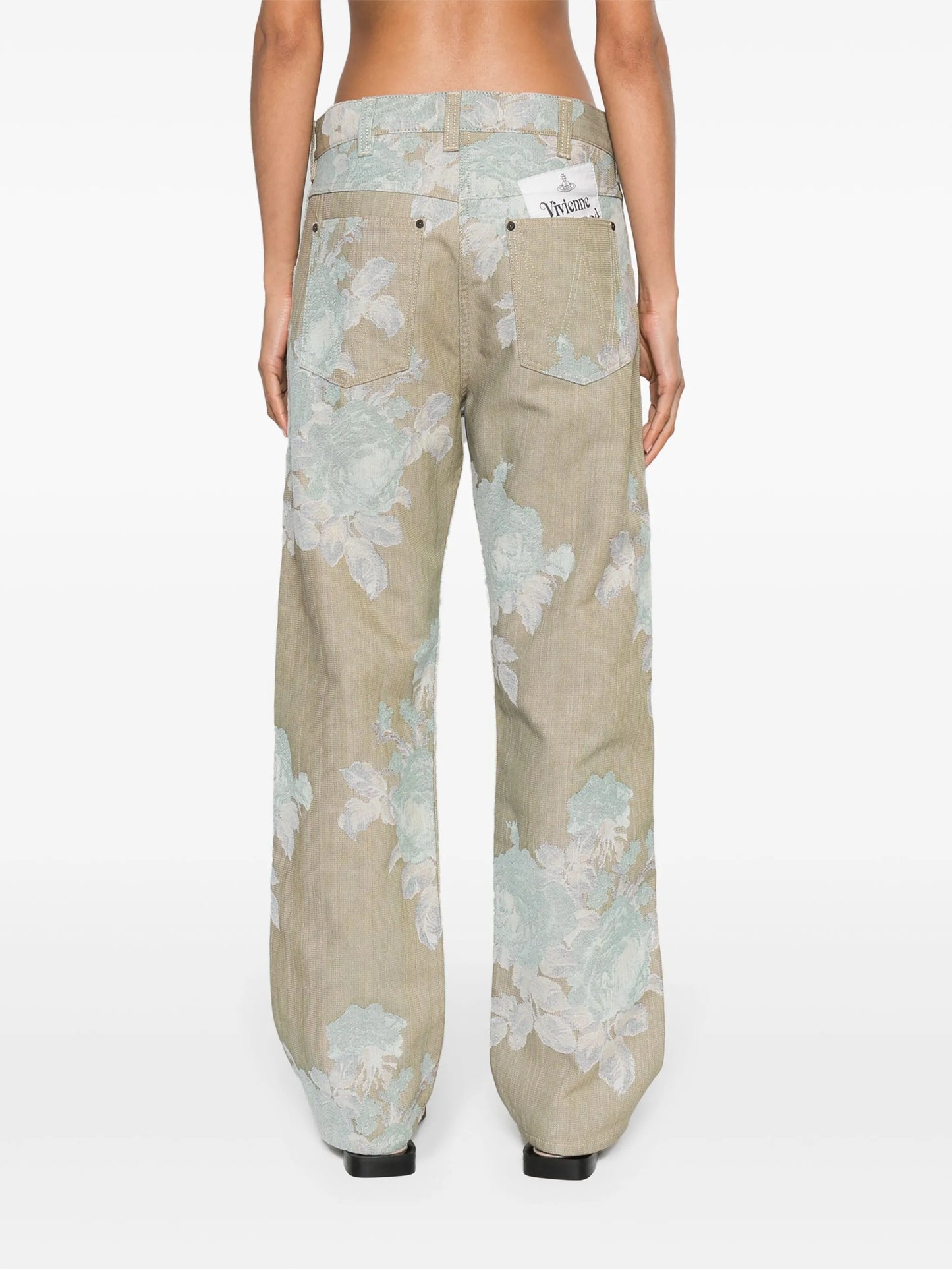 Ranch high-rise straight jeans