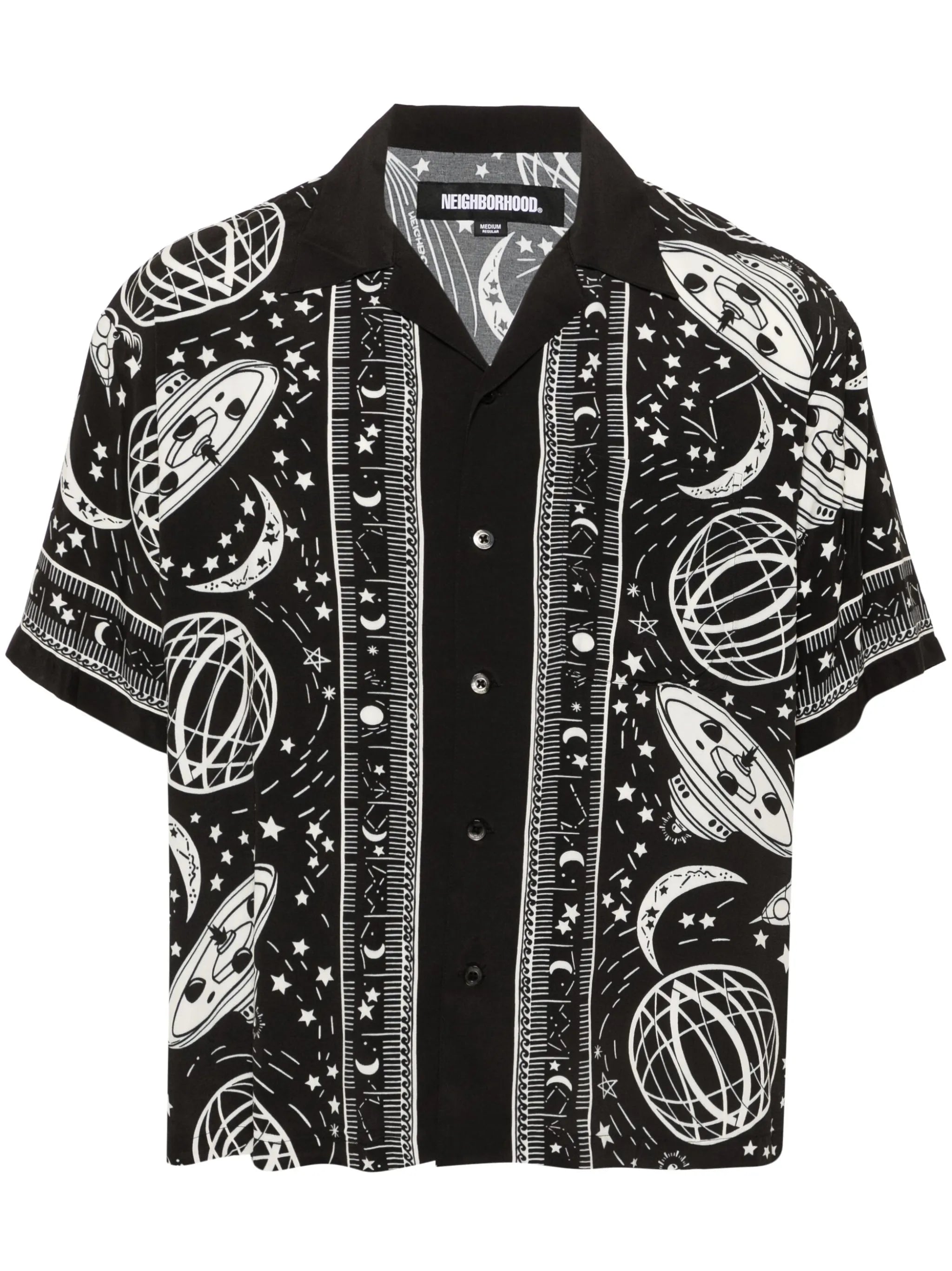 Cosmic-print shirt