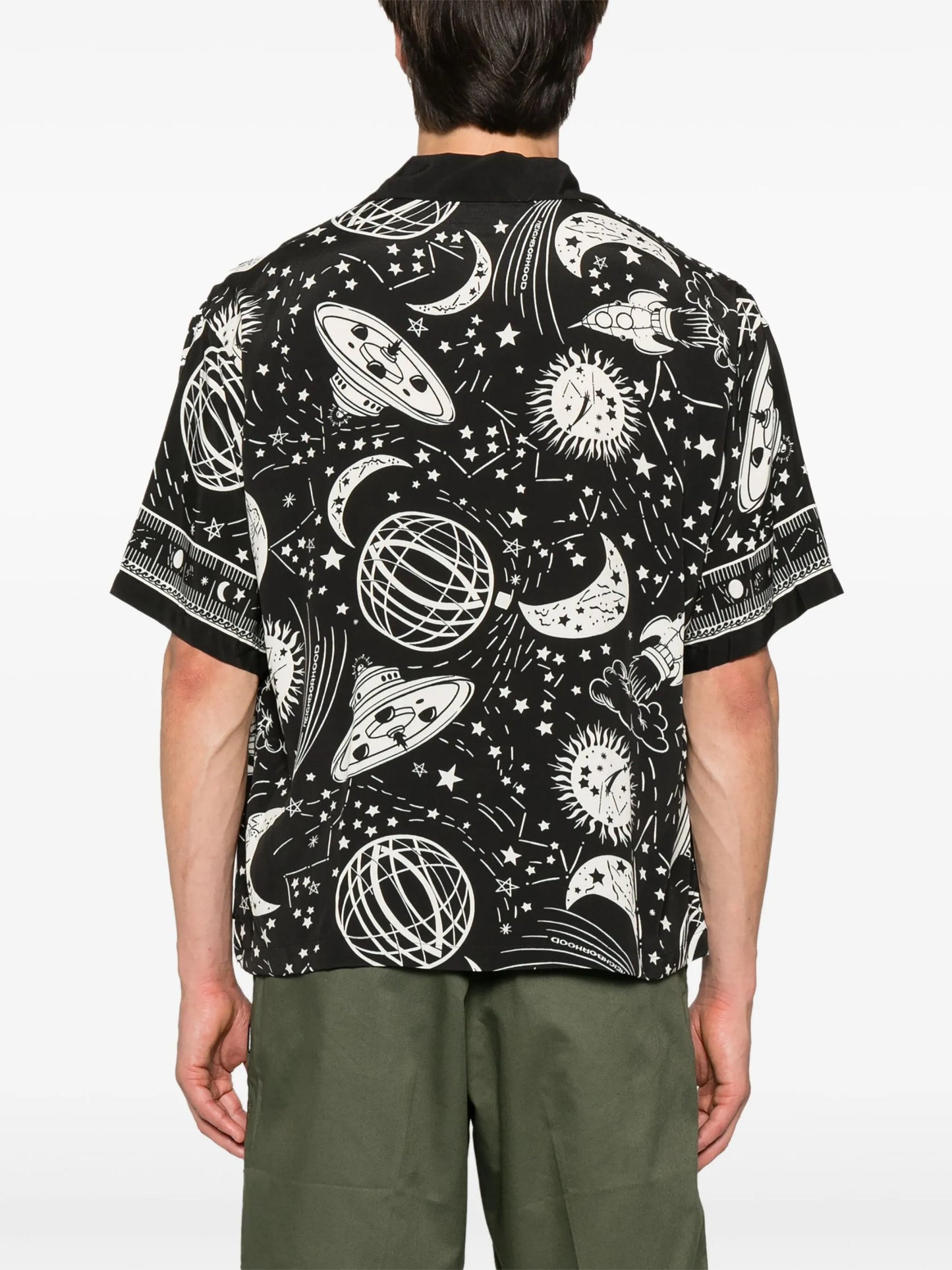 Cosmic-print shirt