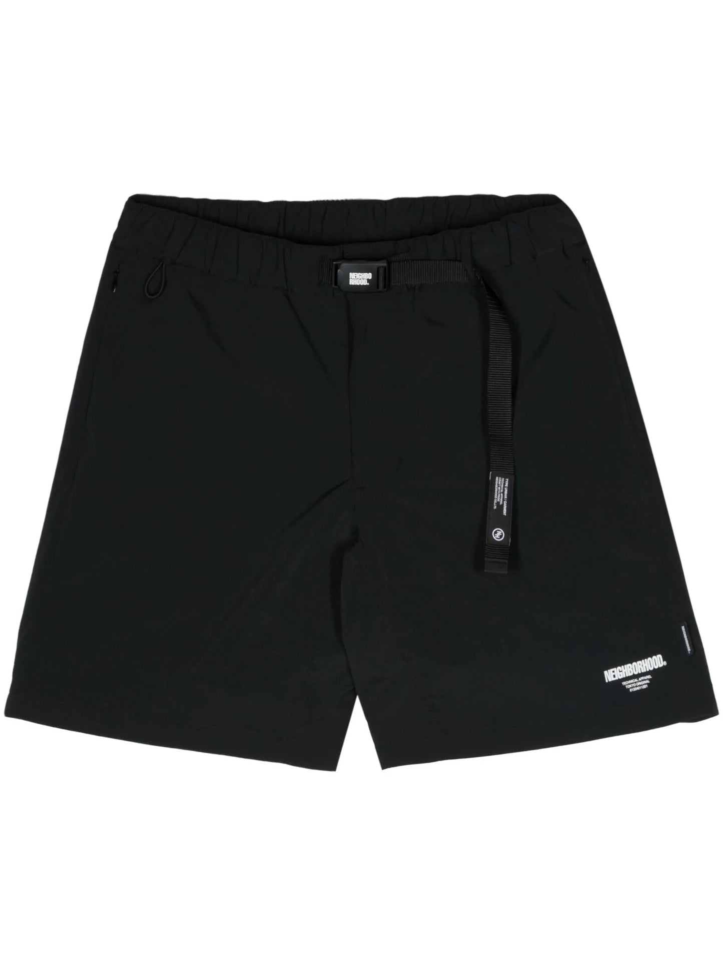 Multifunctional drawstring-waist shorts