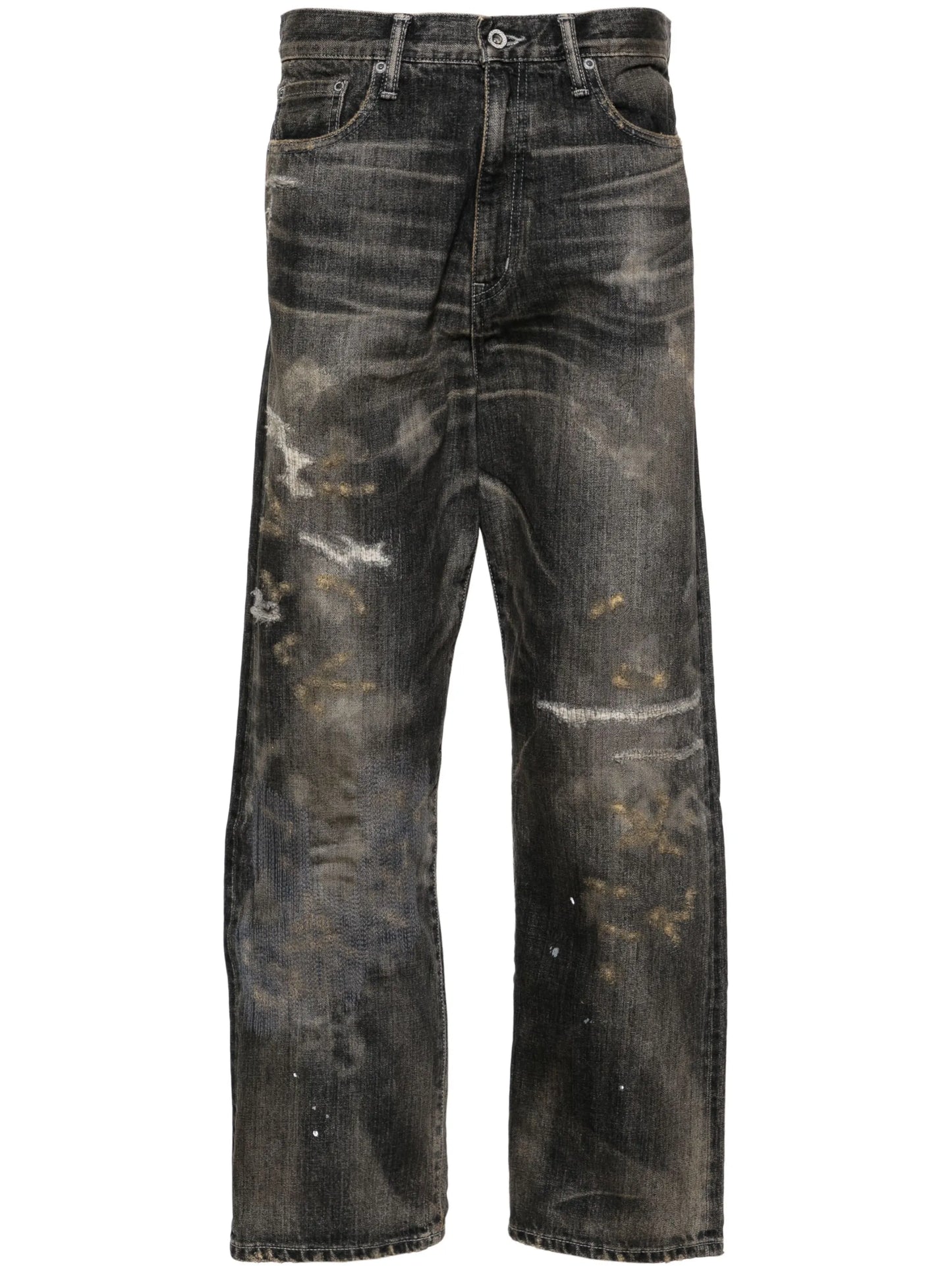 Savage straight-leg jeans