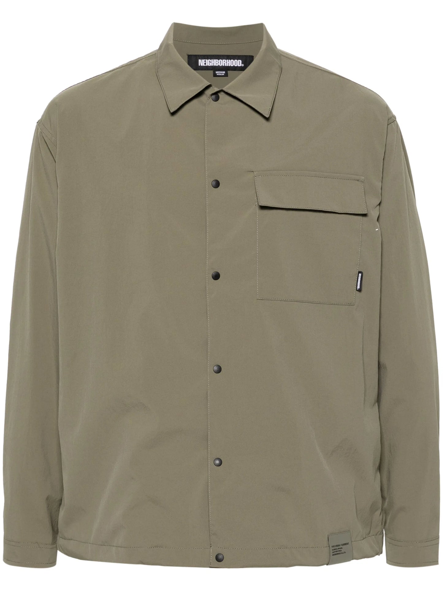 Multifunctional logo-print shirt
