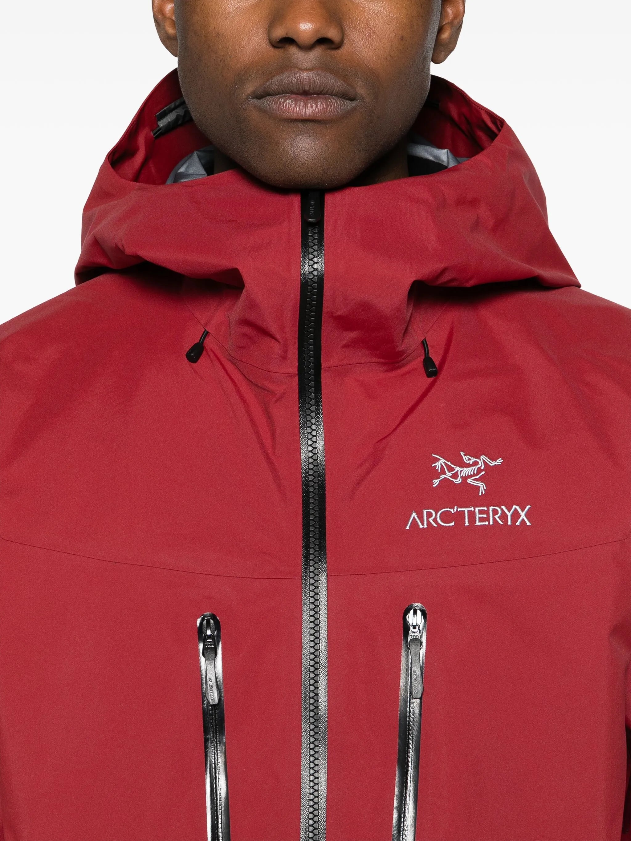 Alpha waterproof hooded jacket