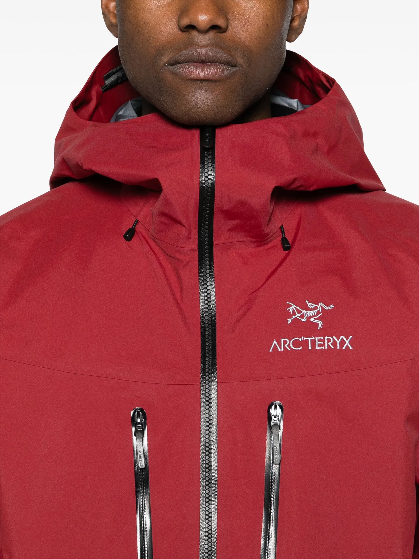 Alpha waterproof hooded jacket
