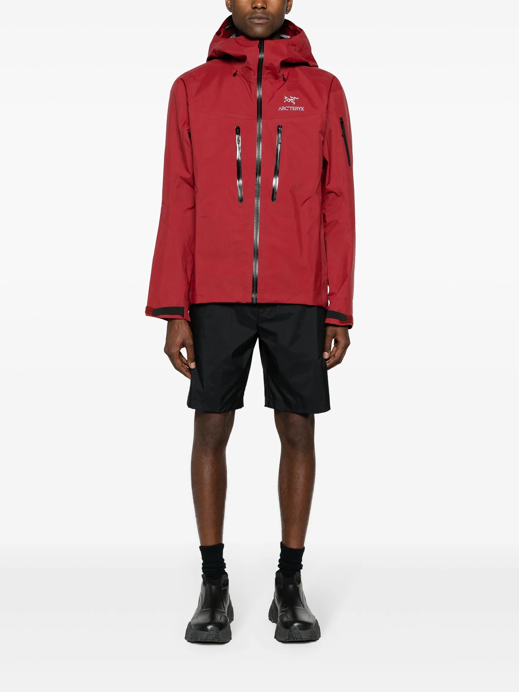 Alpha waterproof hooded jacket