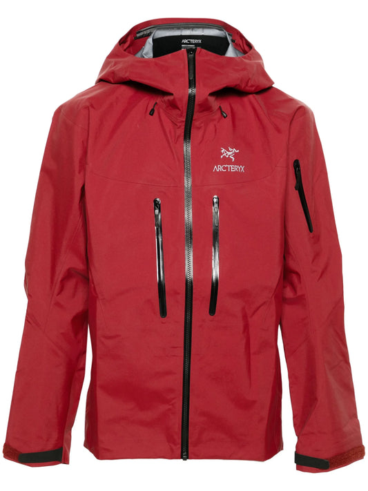 Alpha waterproof hooded jacket