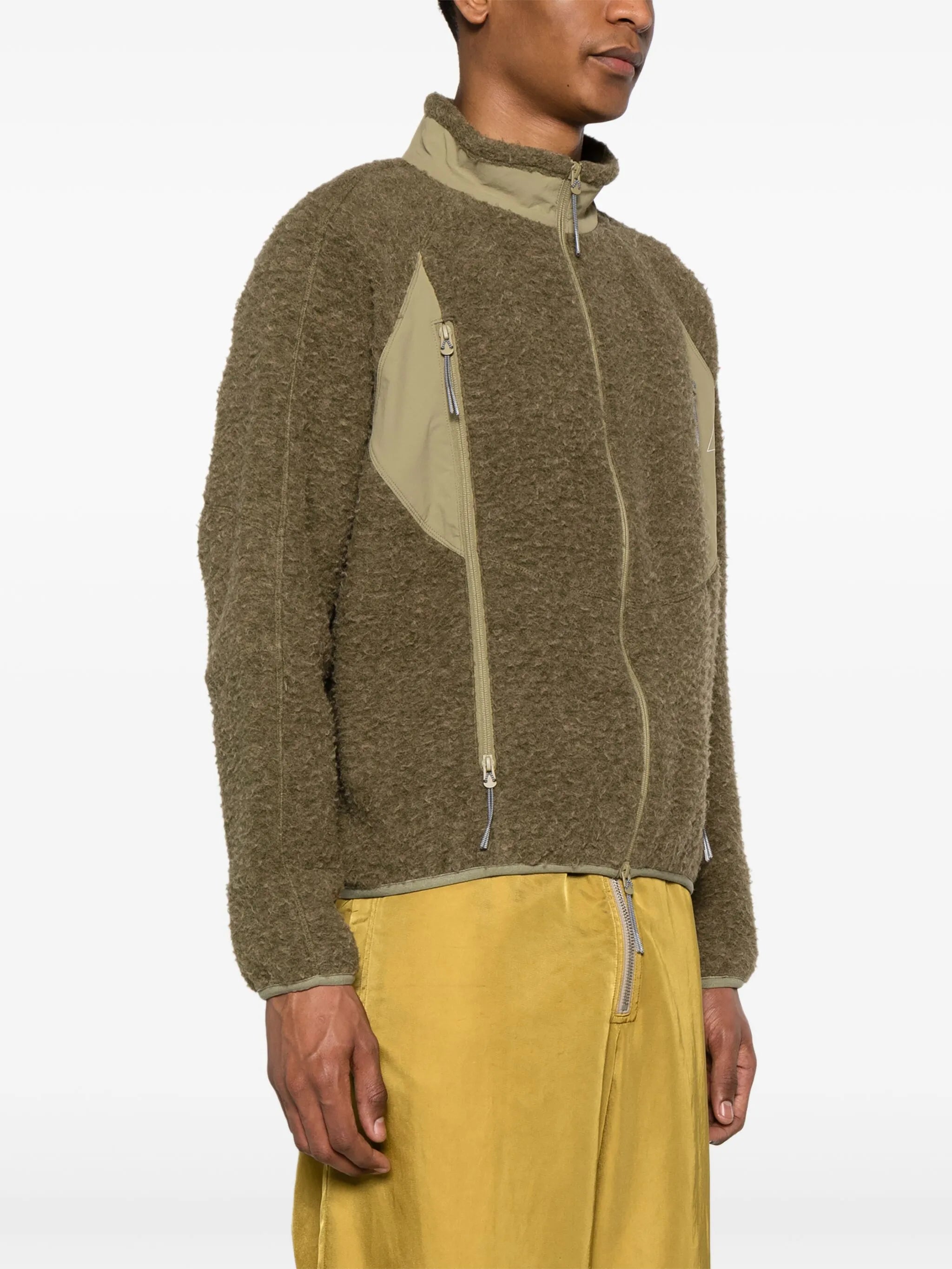 Polar zip-up fleece jacket