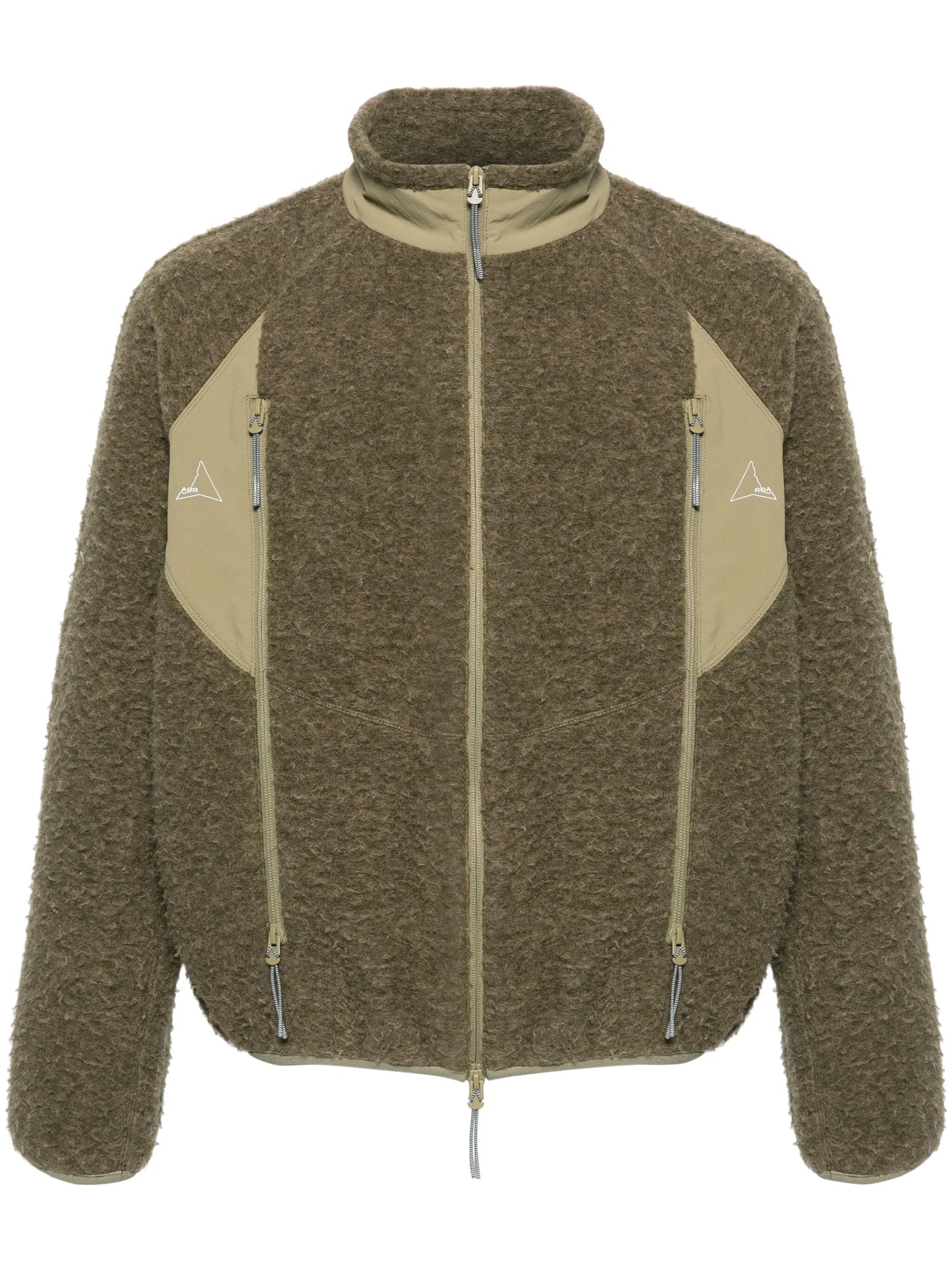 Polar zip-up fleece jacket