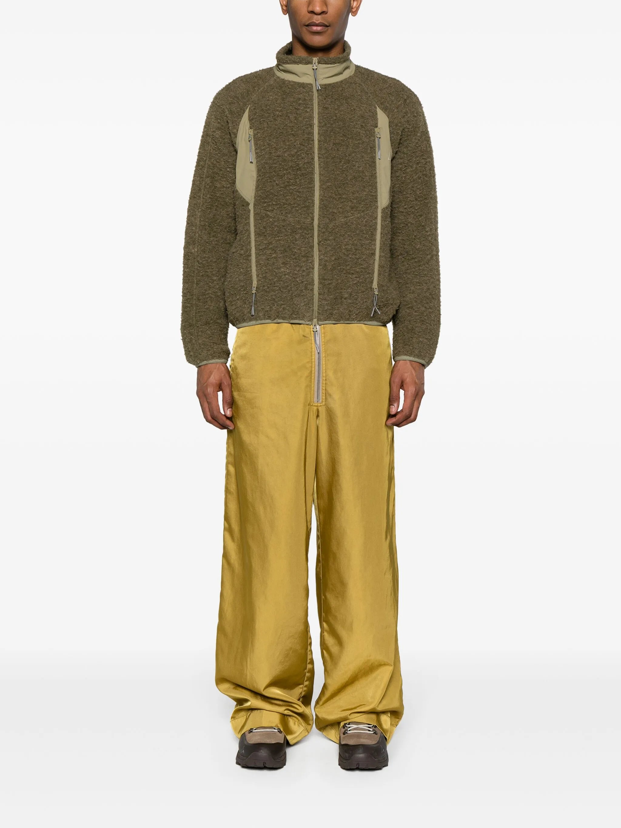 Polar zip-up fleece jacket