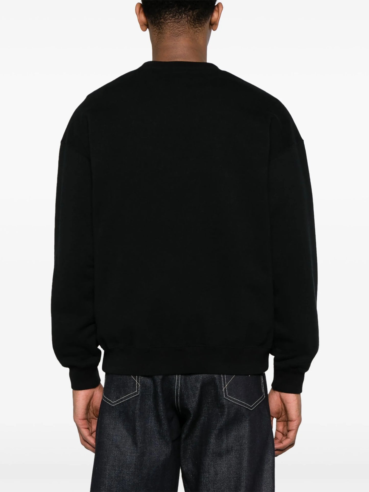 logo-embroidered cotton sweatshirt