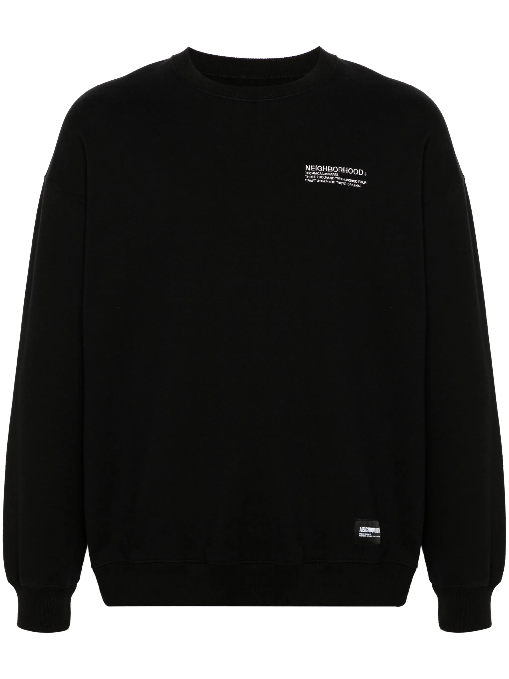 logo-embroidered cotton sweatshirt